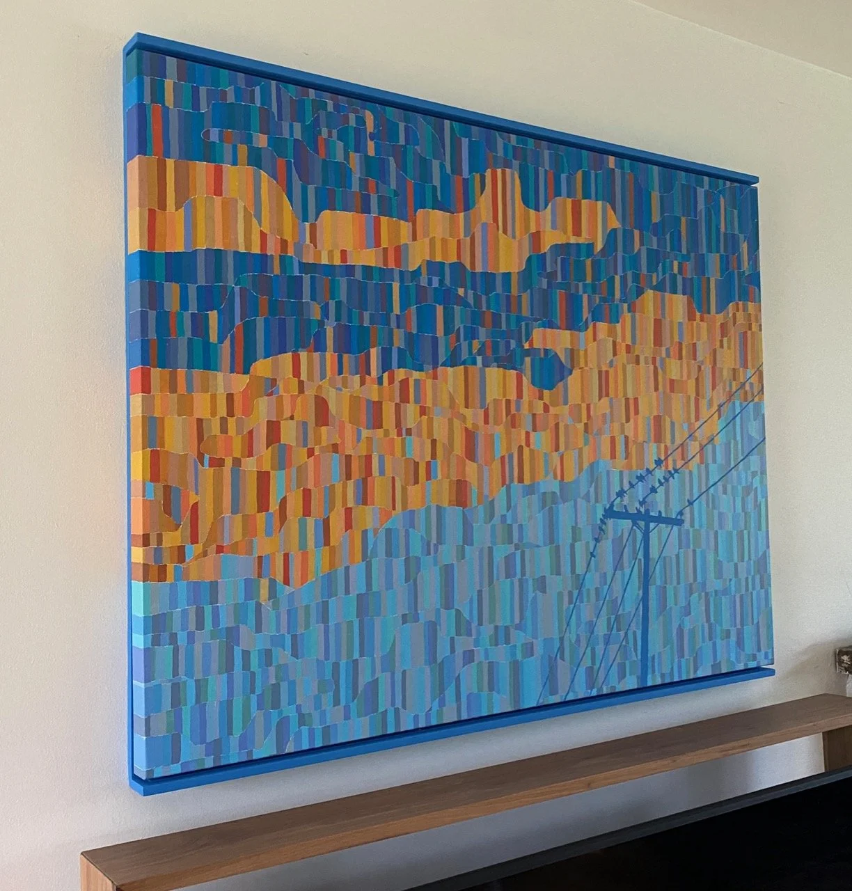 Front Froid, 122cm x 92cm, acrylique sur canvas