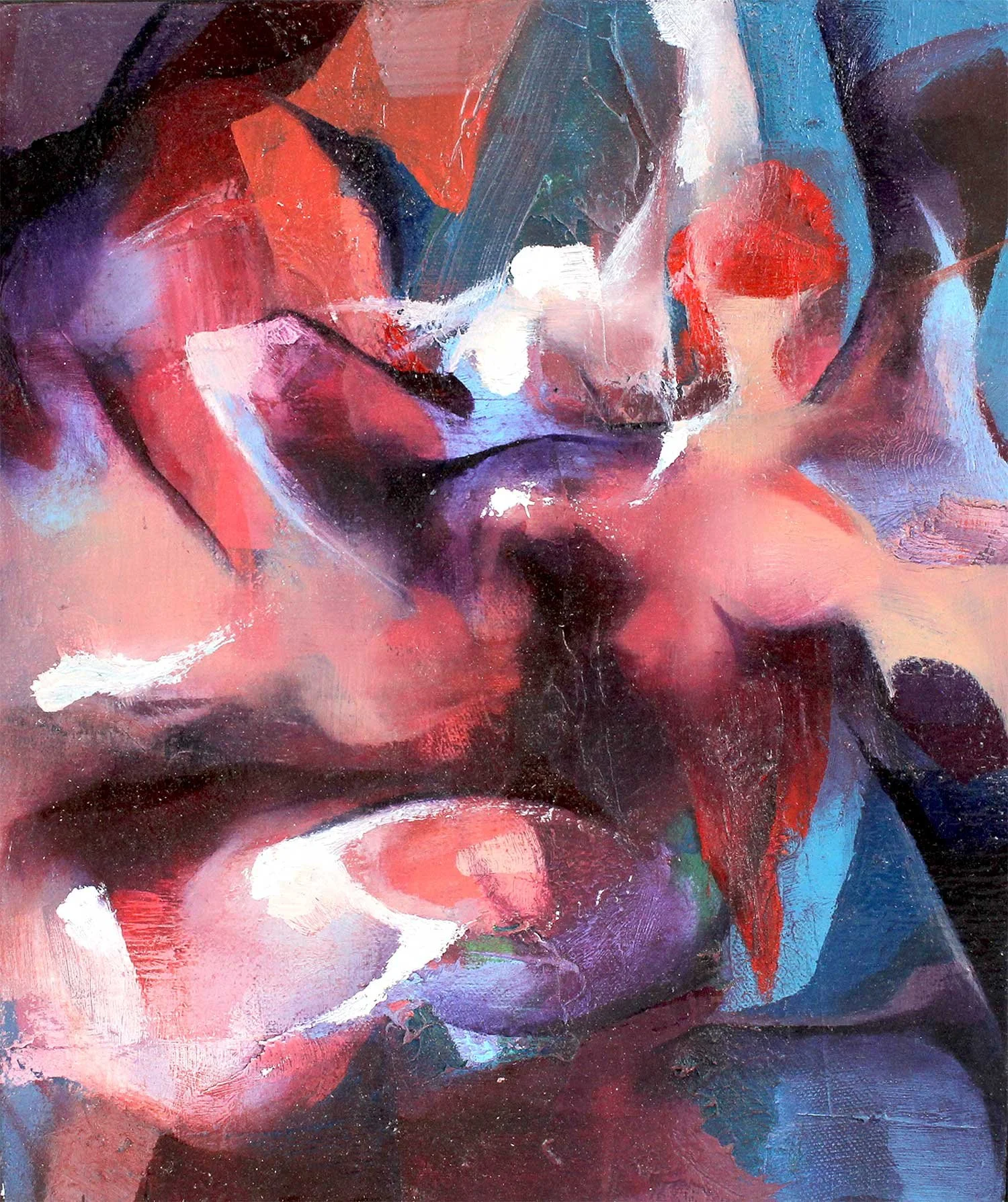 ‘Untitled’ 
oil on canvas, 30 x 26cm, 2017 
(Private Collection, Cardiff, Wales)