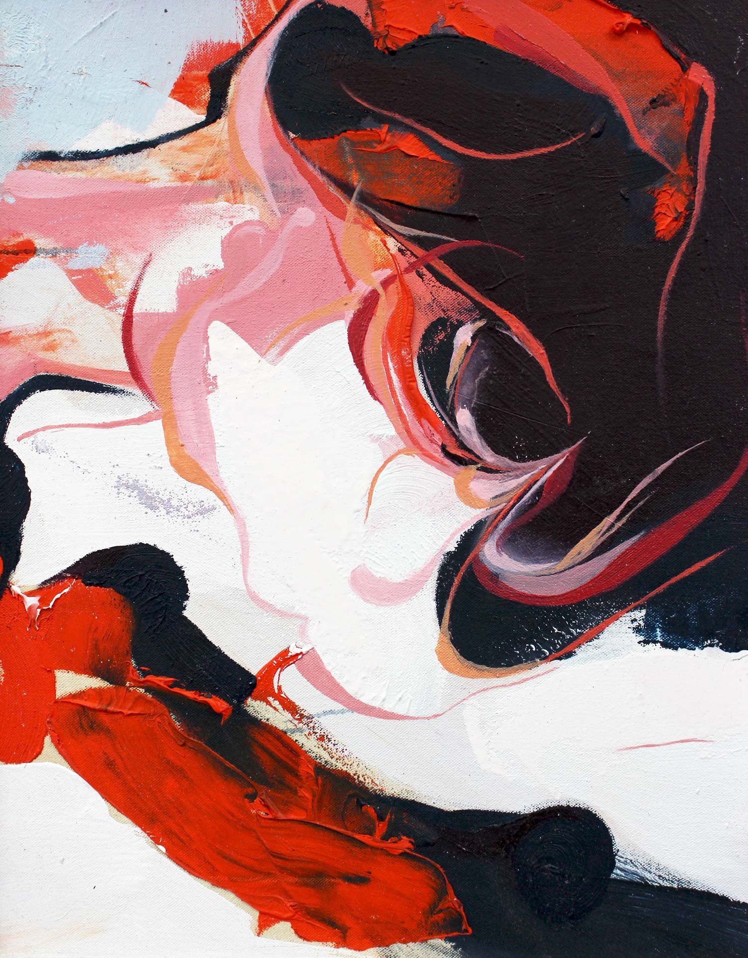 ‘Untitled II’ 
oil on canvas, 46 x 36cm, 2016 
(Private Collection, Edinburgh, Scotland)