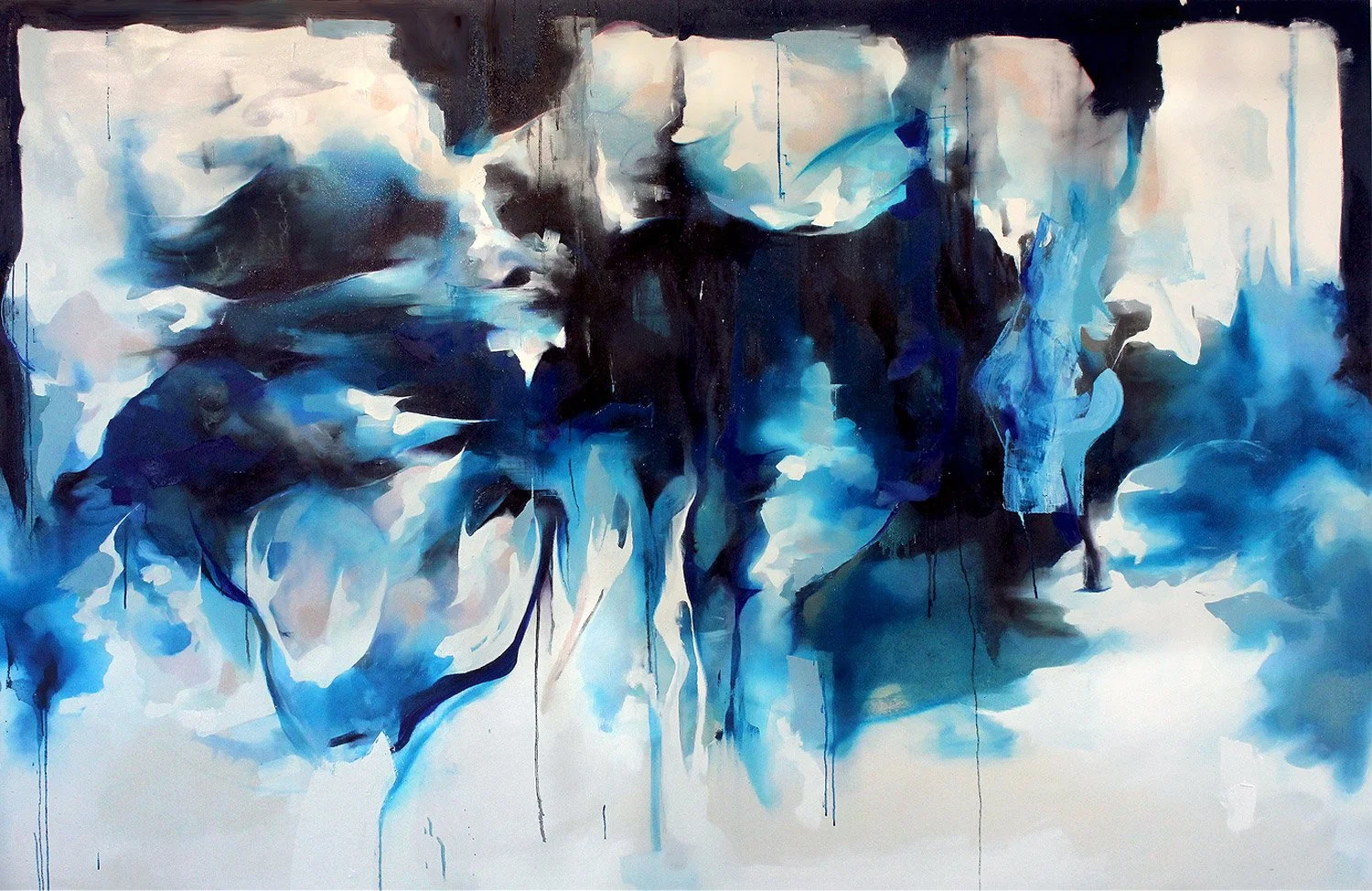 ‘Thaw’  
oil on canvas, 150 x 228.5cm, 2018