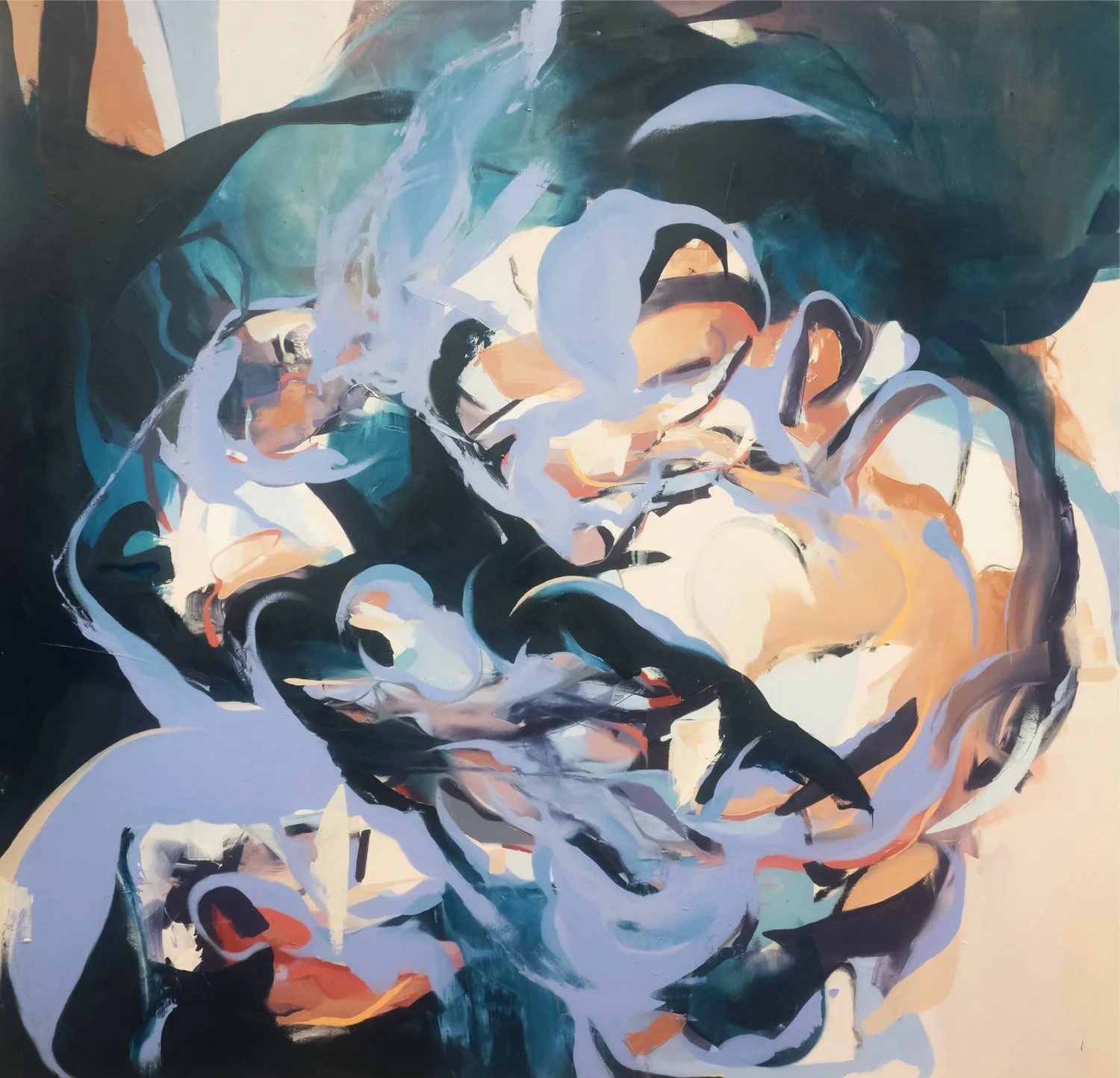 ‘Blast’ 
oil on canvas, 186 x 191cm, 2016