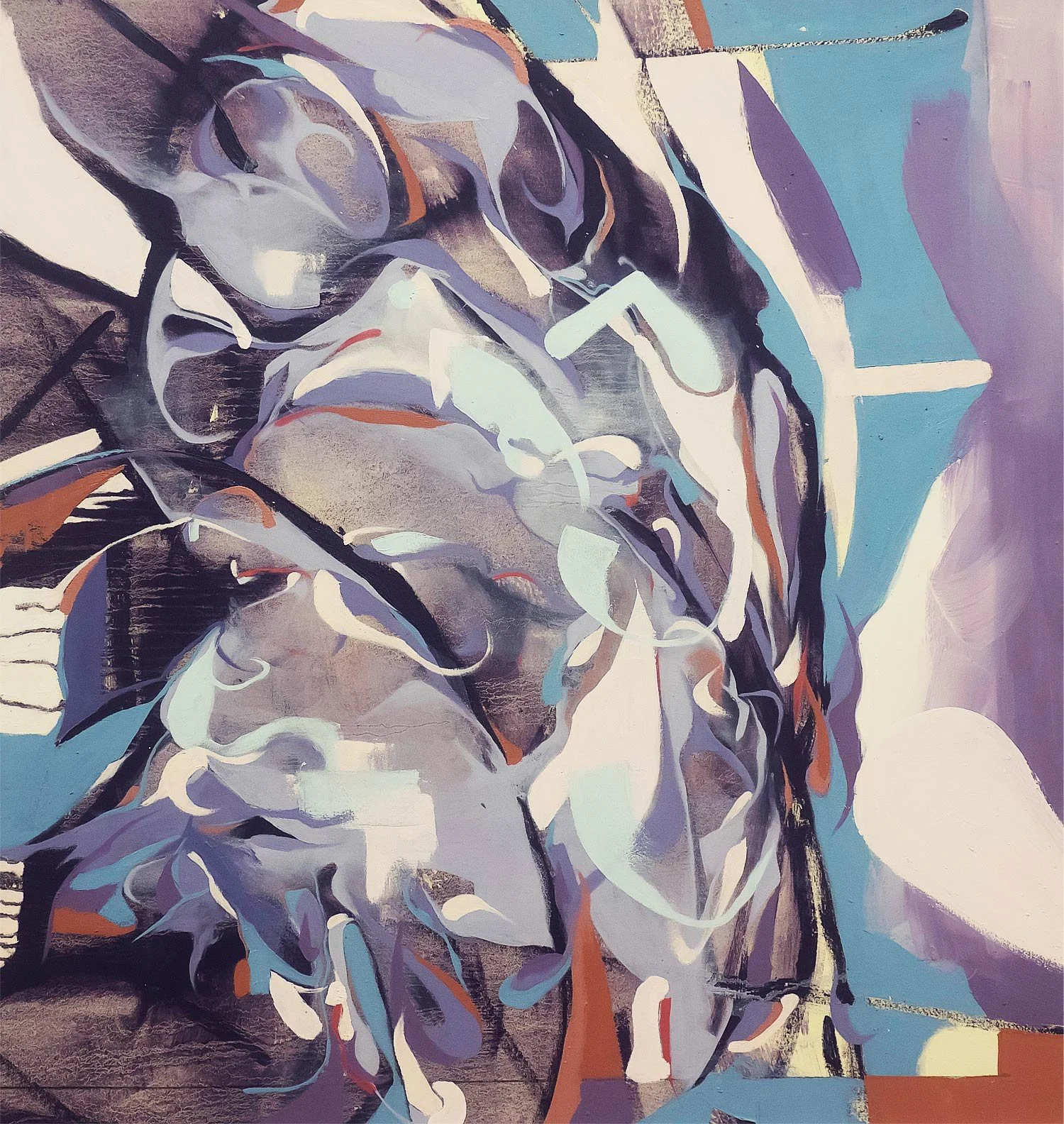 ‘Temporal’ 
oil on canvas, 107 x 101cm, 2016
(Private Collection, Caerleon, Wales)