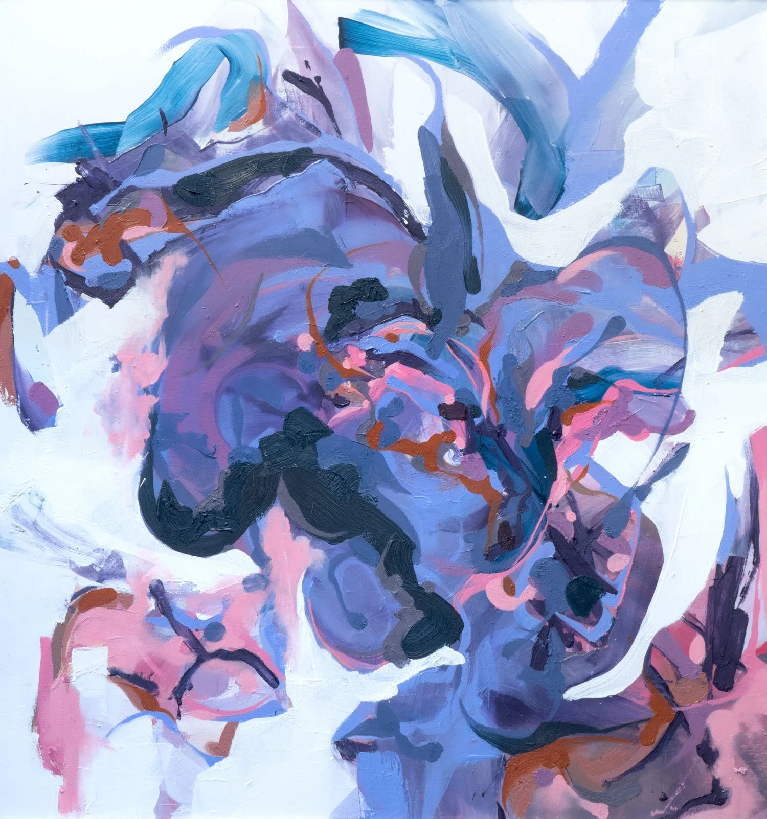 'Untitled'
Oil on canvas, 107 x 101cm, 2015
(Private Collection, Cardiff, Wales)