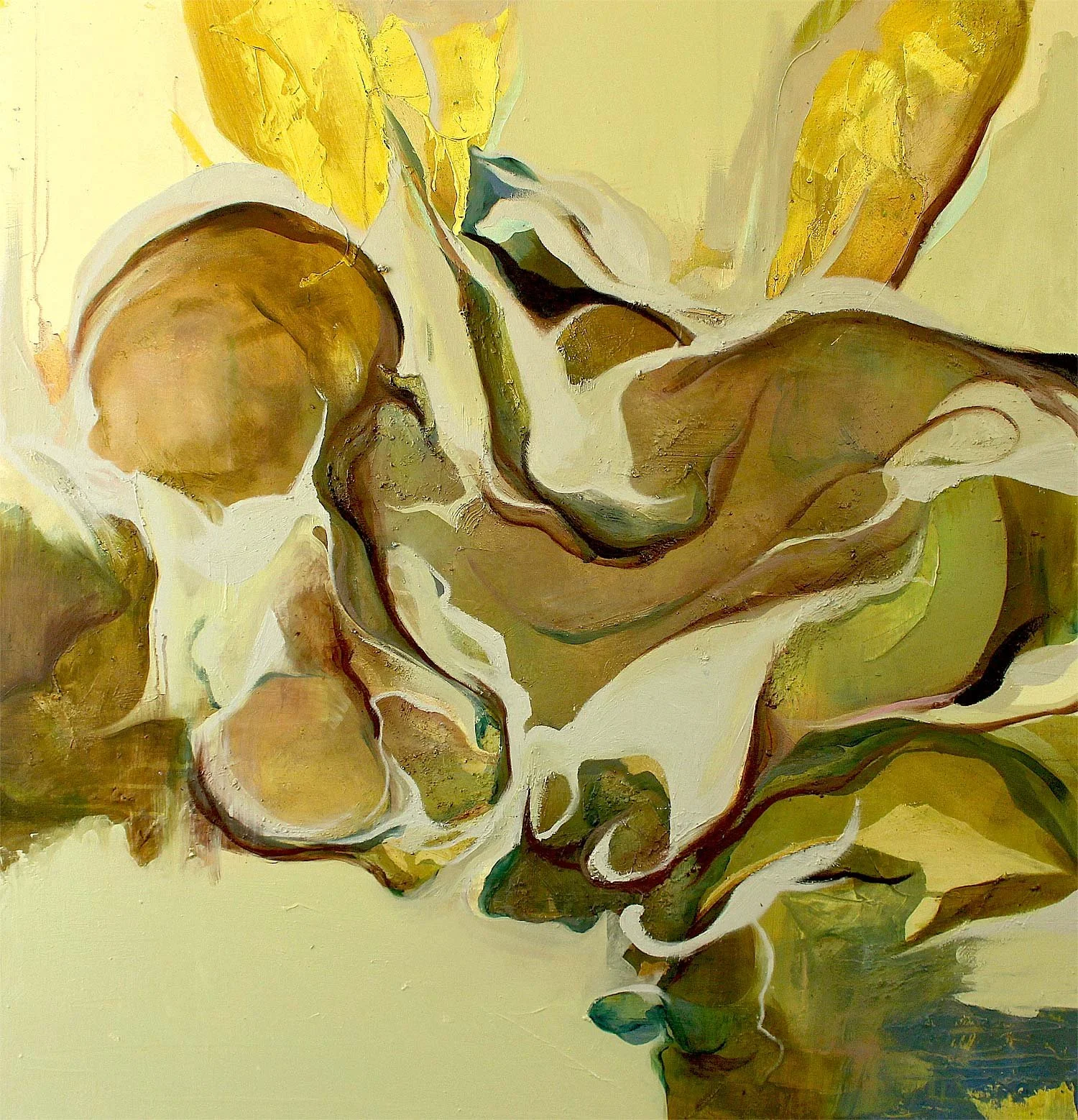 'Pinion'
oil on canvas, 98 x 95cm, 2015 
(Private Collection, Cardiff, Wales)