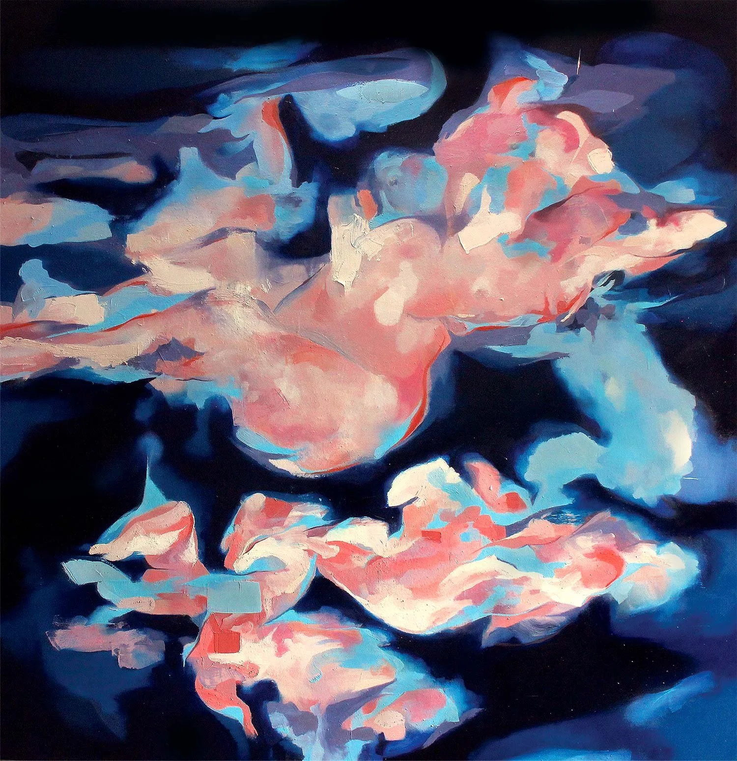 ‘Funiculus’ 
oil on canvas, 170 x 165cm, 2017