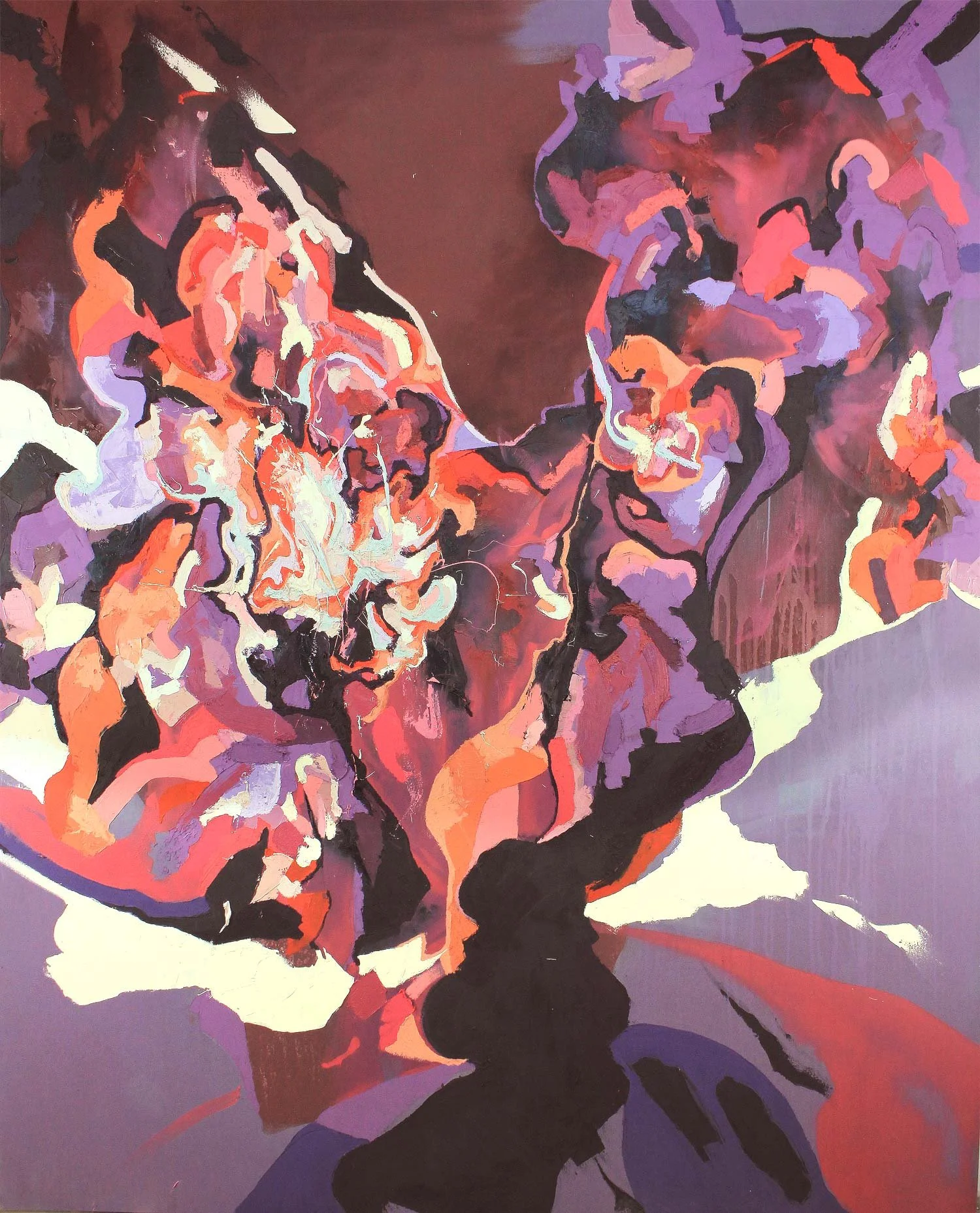 ‘Expanse’ 
oil & acrylic on canvas, 230 x 186cm, 2014