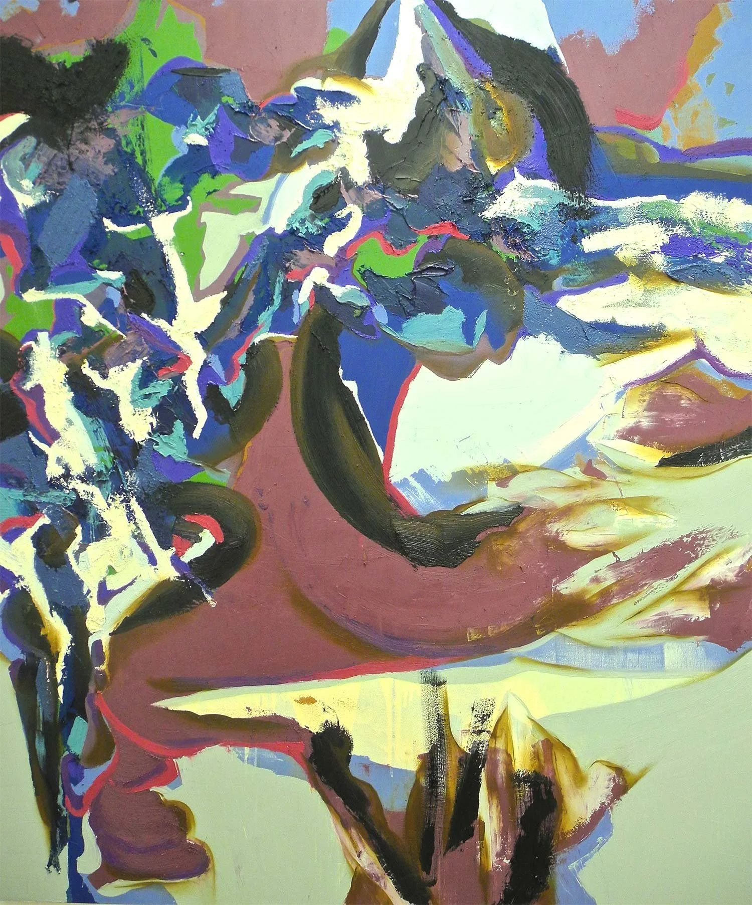 ‘Carrion’ 
oil & acrylic on canvas, 169.5 x 142.5cm, 2015