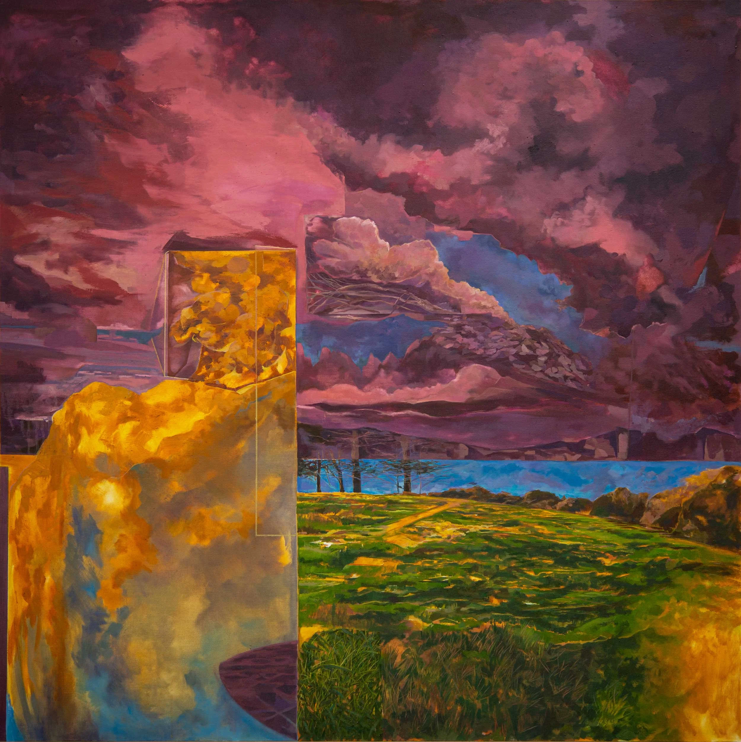 'Mutable' 
oil on canvas, 150 x 150cm, 2026