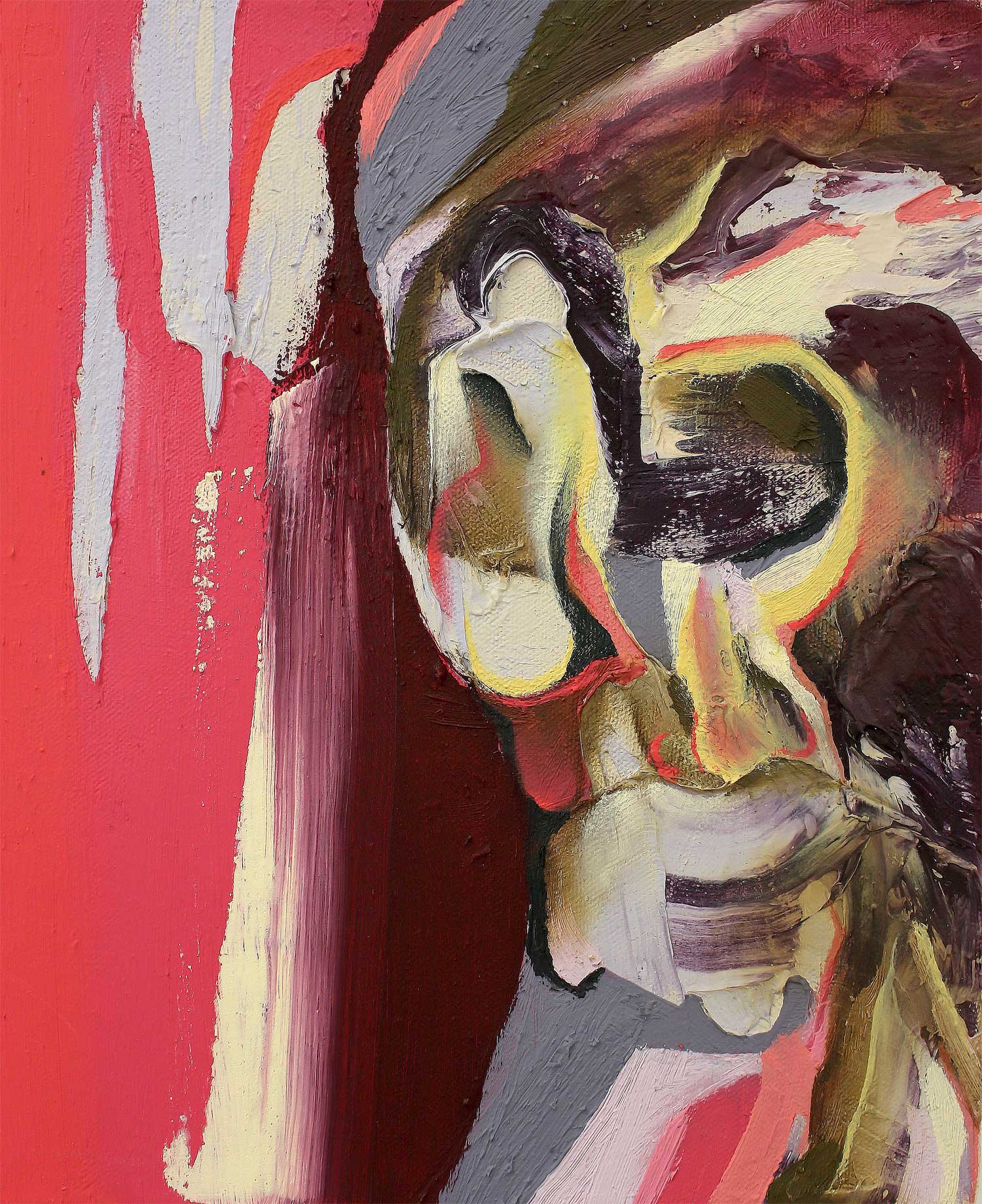 ‘Guise’ 
oil on canvas, 30 x 25.5cm, 2015 
(Private Collection, USA)