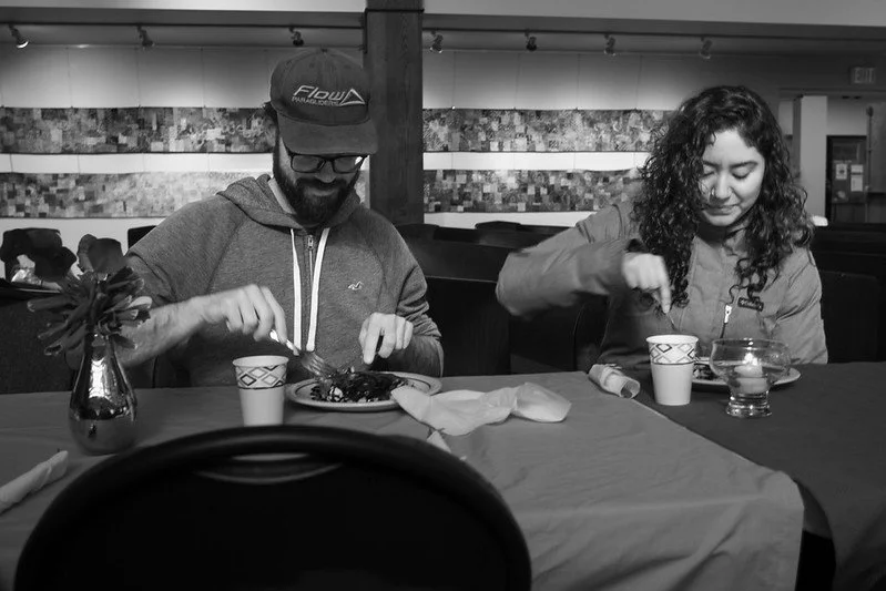 Breaking bread together