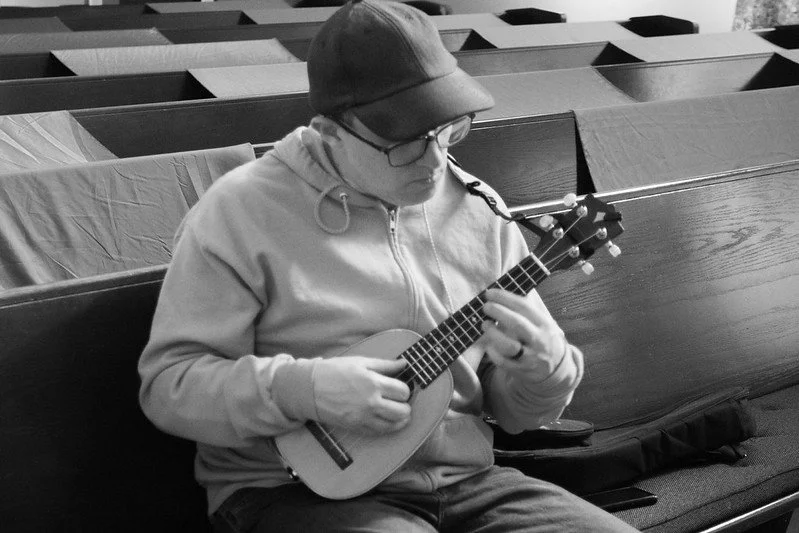 Musical entertainment on the Uke
