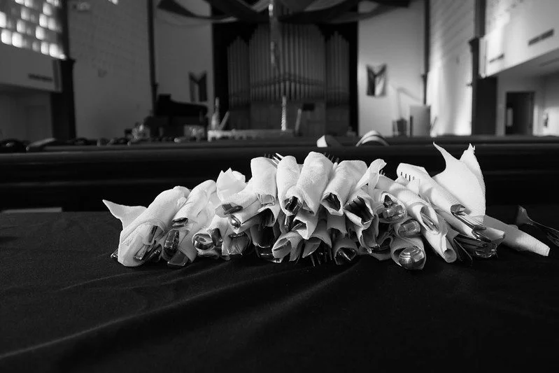 Utensils ready to go