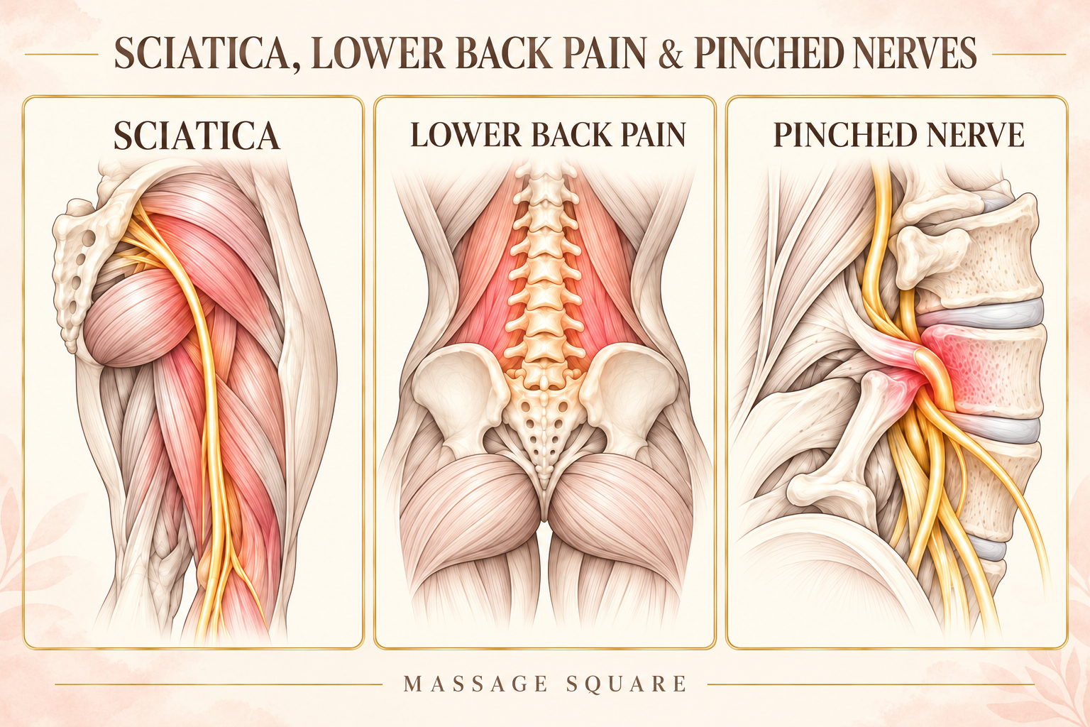 Sciatica, Lower Back Pain or a Pinched Nerve? Can Massage Help? | South Edmonton