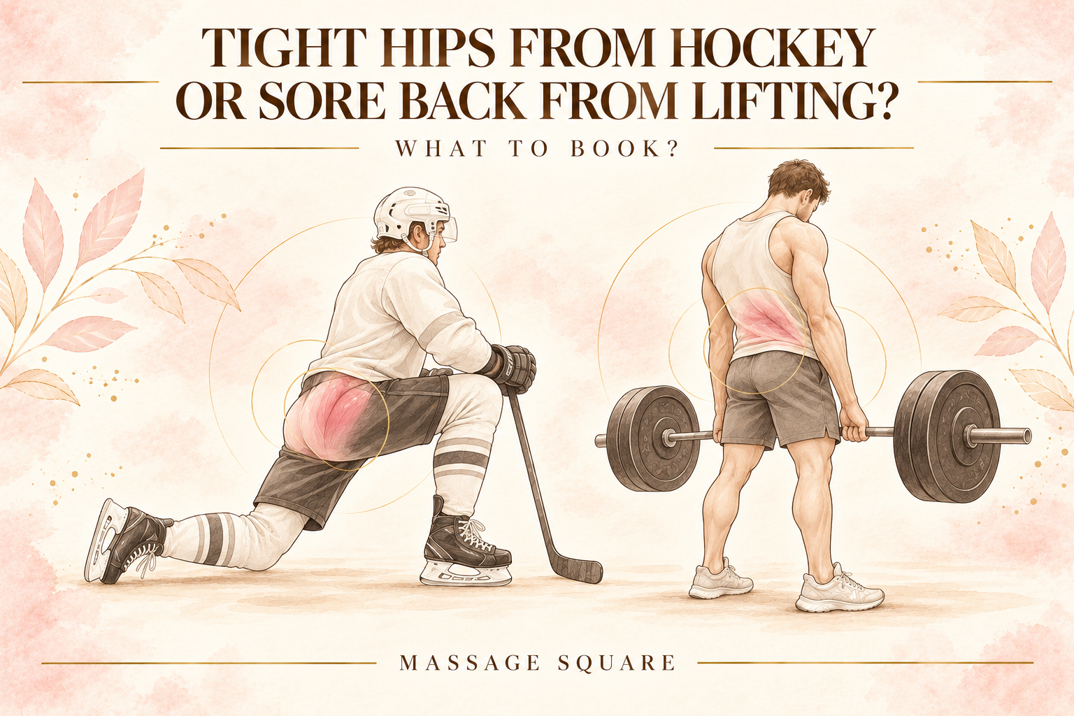 Tight Hips From Hockey or Sore Back From Lifting? What to Book | South Edmonton