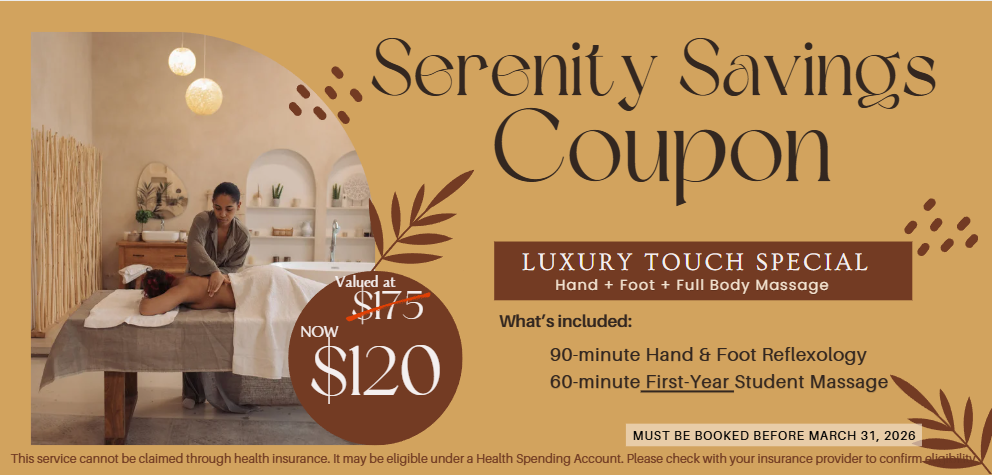 Serenity Savings Coupon $120 (Value $175)