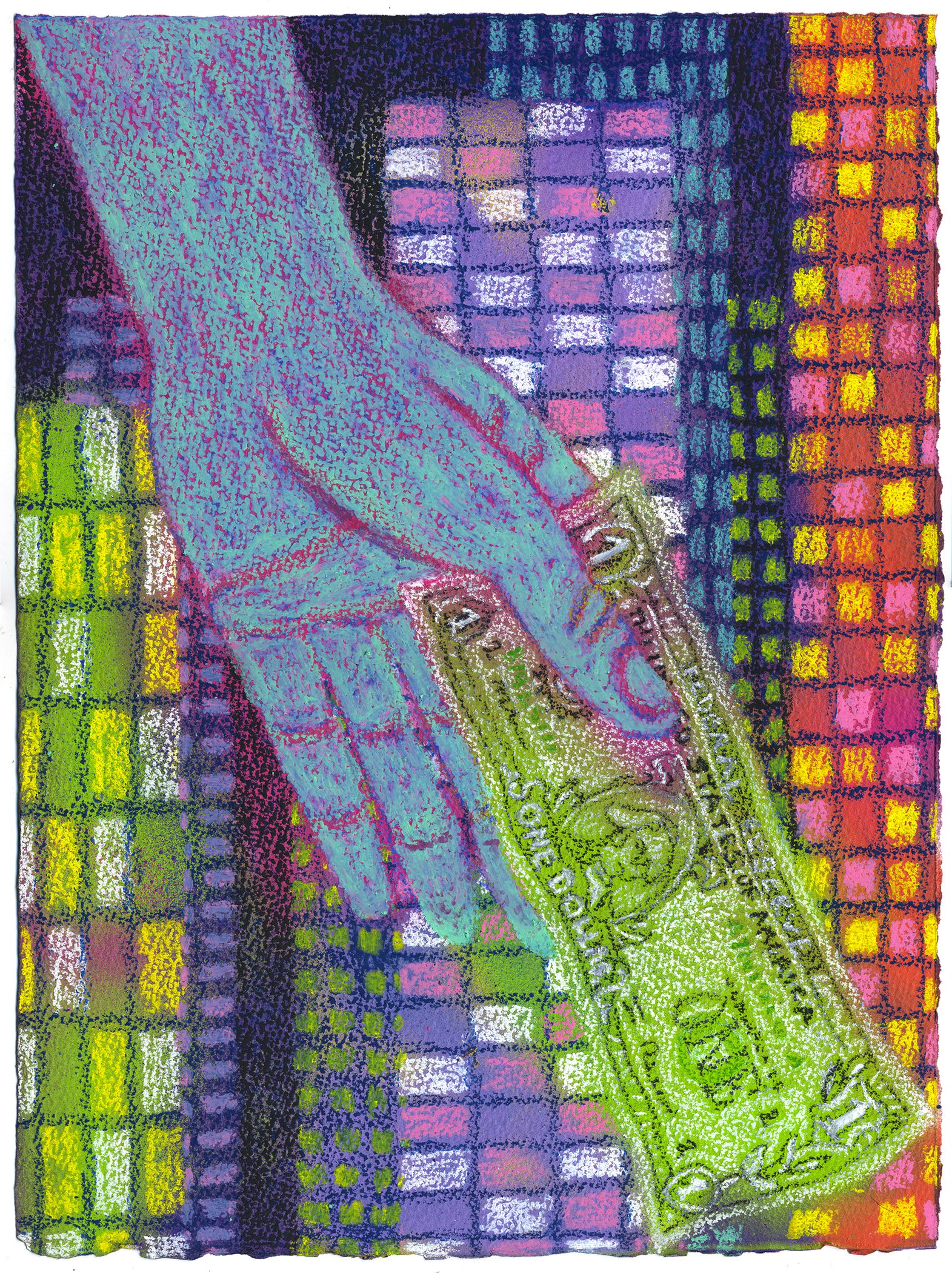 Hand holding money