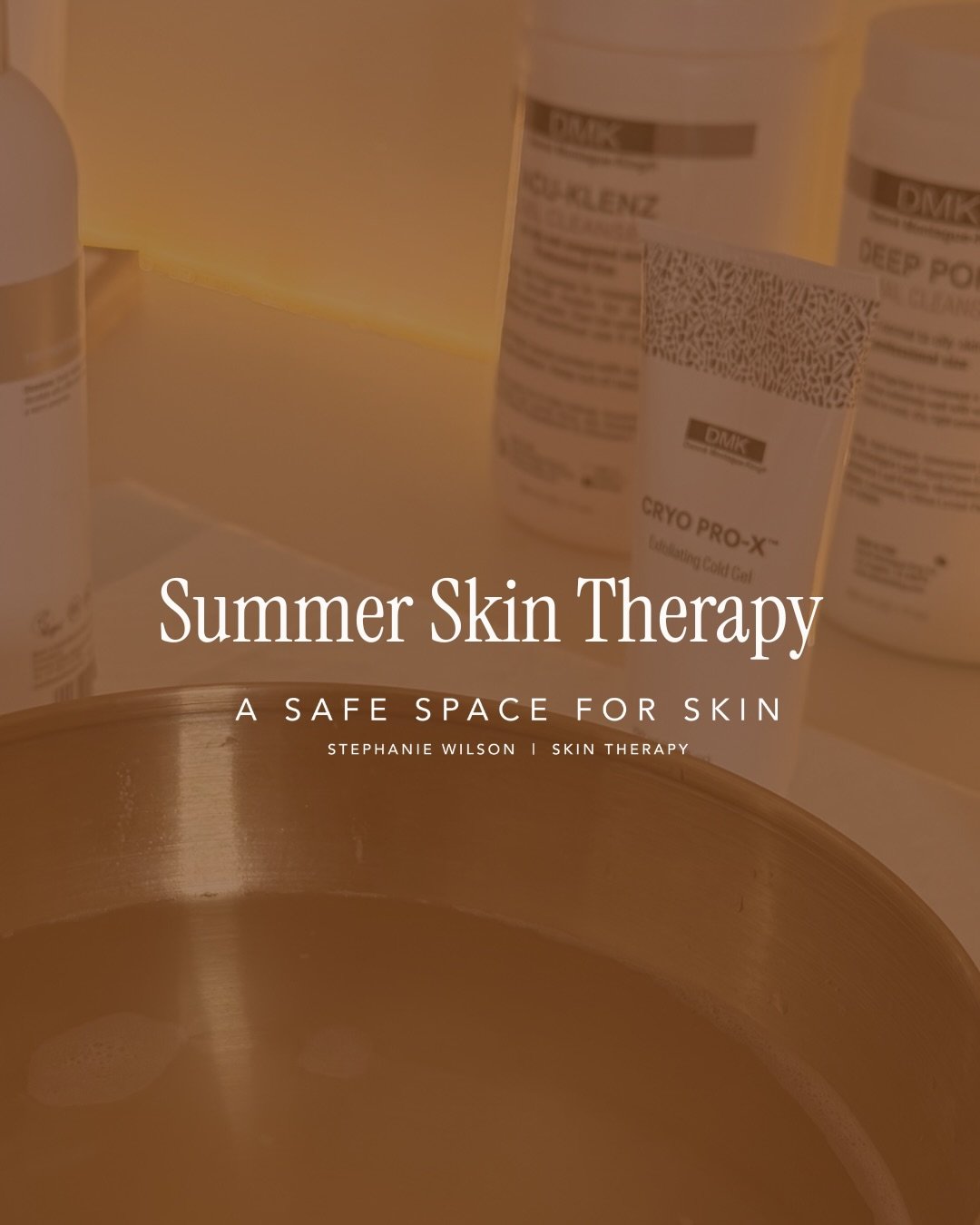 SUMMER SKIN THERAPY 

When you want to keep your skin clear and glowing in the summer but you don&rsquo;t want the downtime and stress of staying totally out of the sun

It can be hard to know how to keep that glow in through the warmer months

The S
