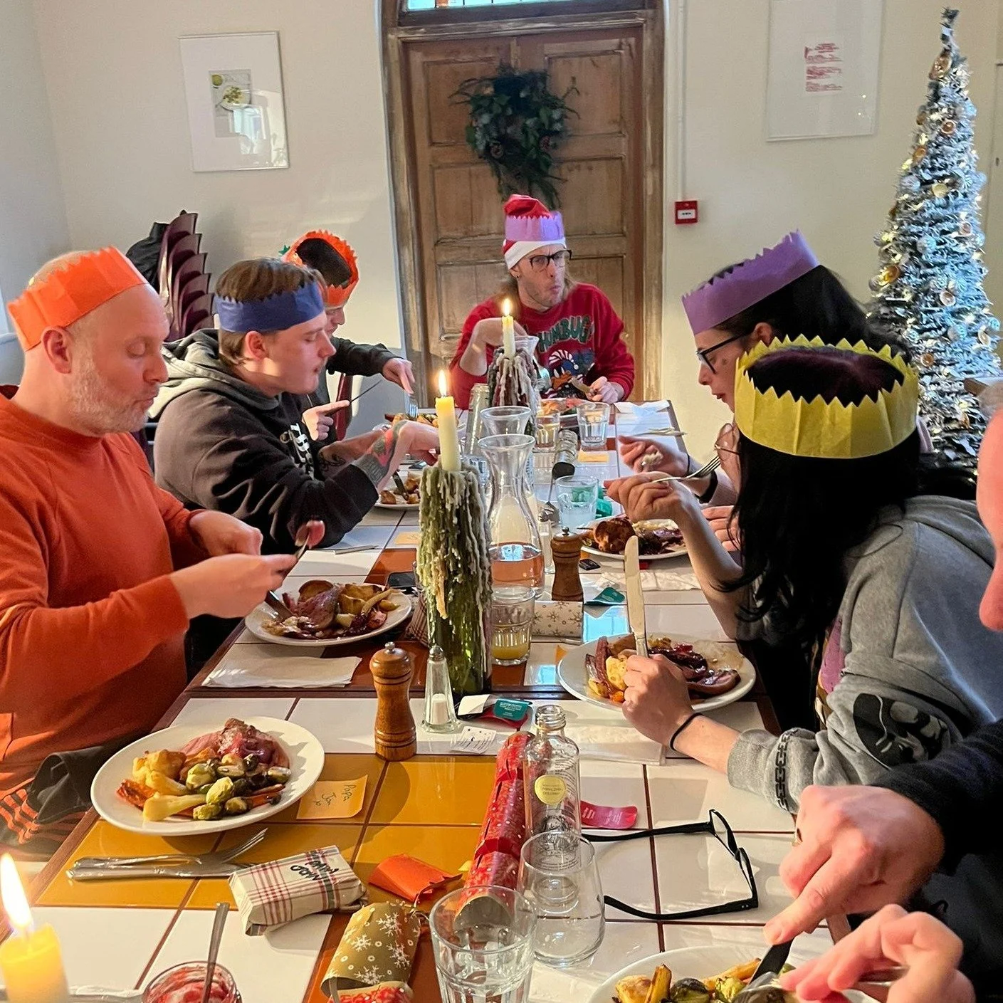 The most wonderful time of the year - TPPTG Friendmas! Yesterday we hosted our annual Christmas dinner for our trainees, staff and friends. Special shout out to Papa John for those Yorkshires!

As we've mentioned, the cafe will be closed from Friday 