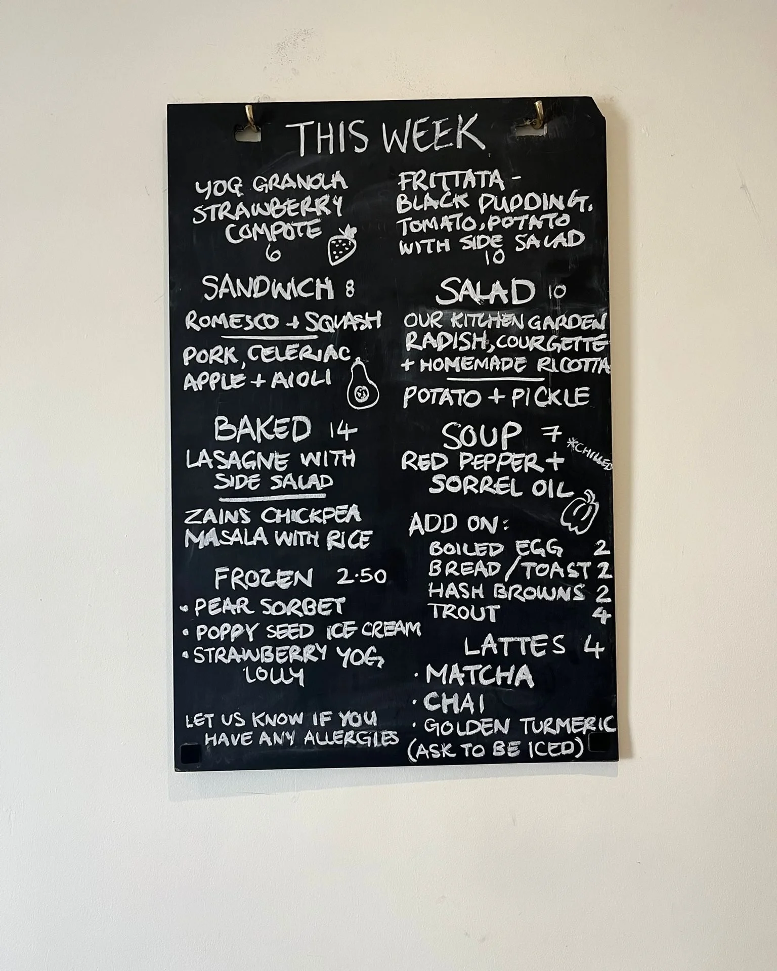 Yet another reminder of our shiny new menu! 

Feel free to ask us a million questions in preparation for your visit. 

Pic 1: The menu (which will be ever changing according to the seasons, our gleaned produce and the whims of our trainees). 
Pic 2: 