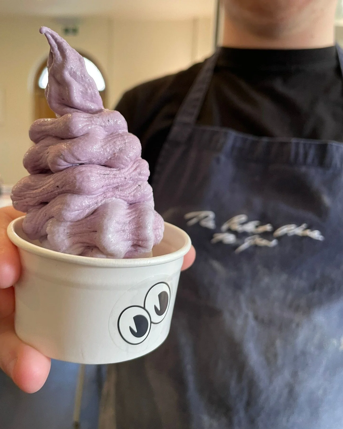 Real fruit blueberry ice-cream available courtsey of @follow_the_swirl at The Perfect Place To Grow cafe and training kitchen all week! 

Come on down to The Perfect Place to Grow cafe for lunch this week (9&ndash;12 June) as we celebrate New Zealand