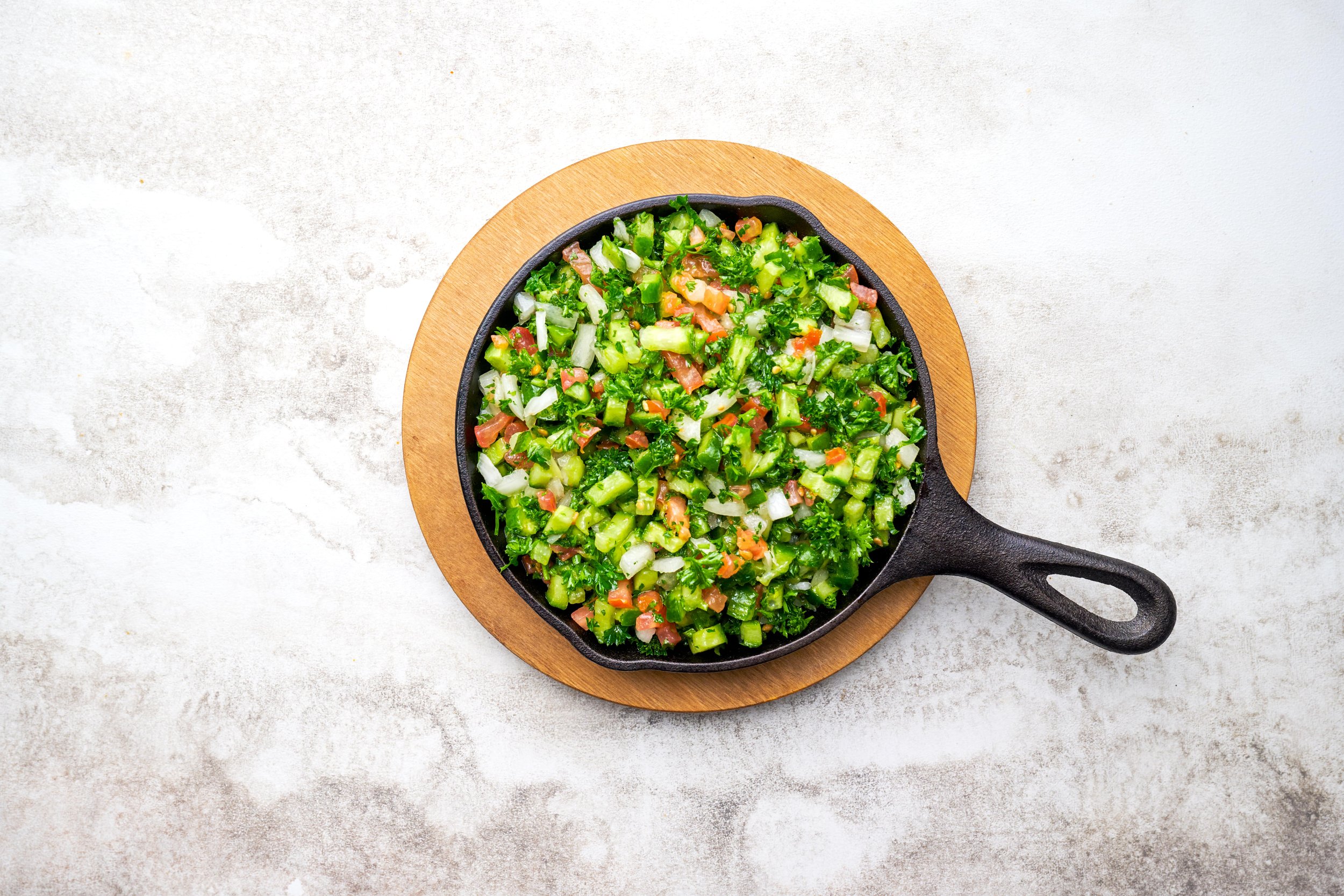 Cucumber Tomato Chopped Salad