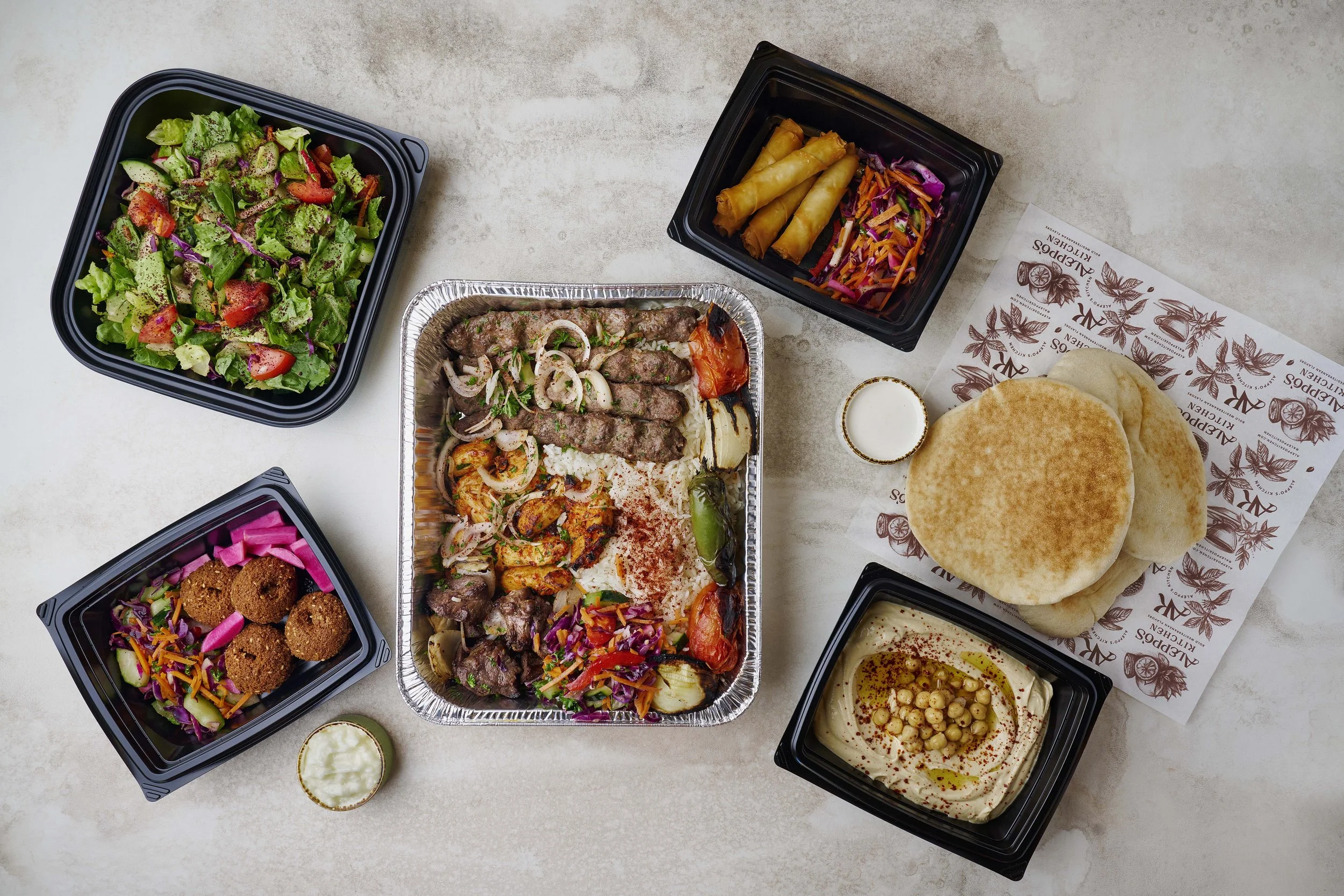 Menu Mediterranean Food in Anaheim — Aleppo's Kitchen