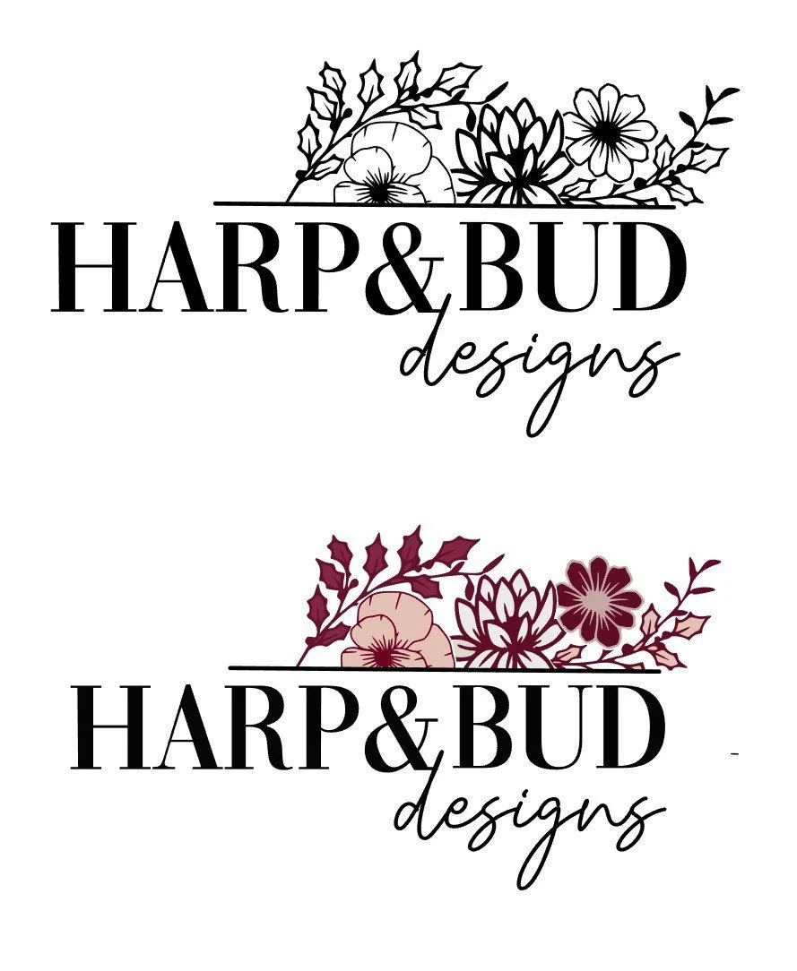 Harp&Bud Designs - Logo Update
