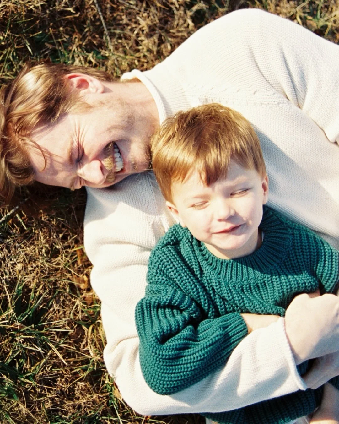 Not perfect by any means. But perfect in a way that matters to me. Unpolished, warm, real. The light, his little teal sweater, the way Clark&rsquo;s fingers hold onto mine, it feels like home. I think I found my new favorite way to finish off a roll 