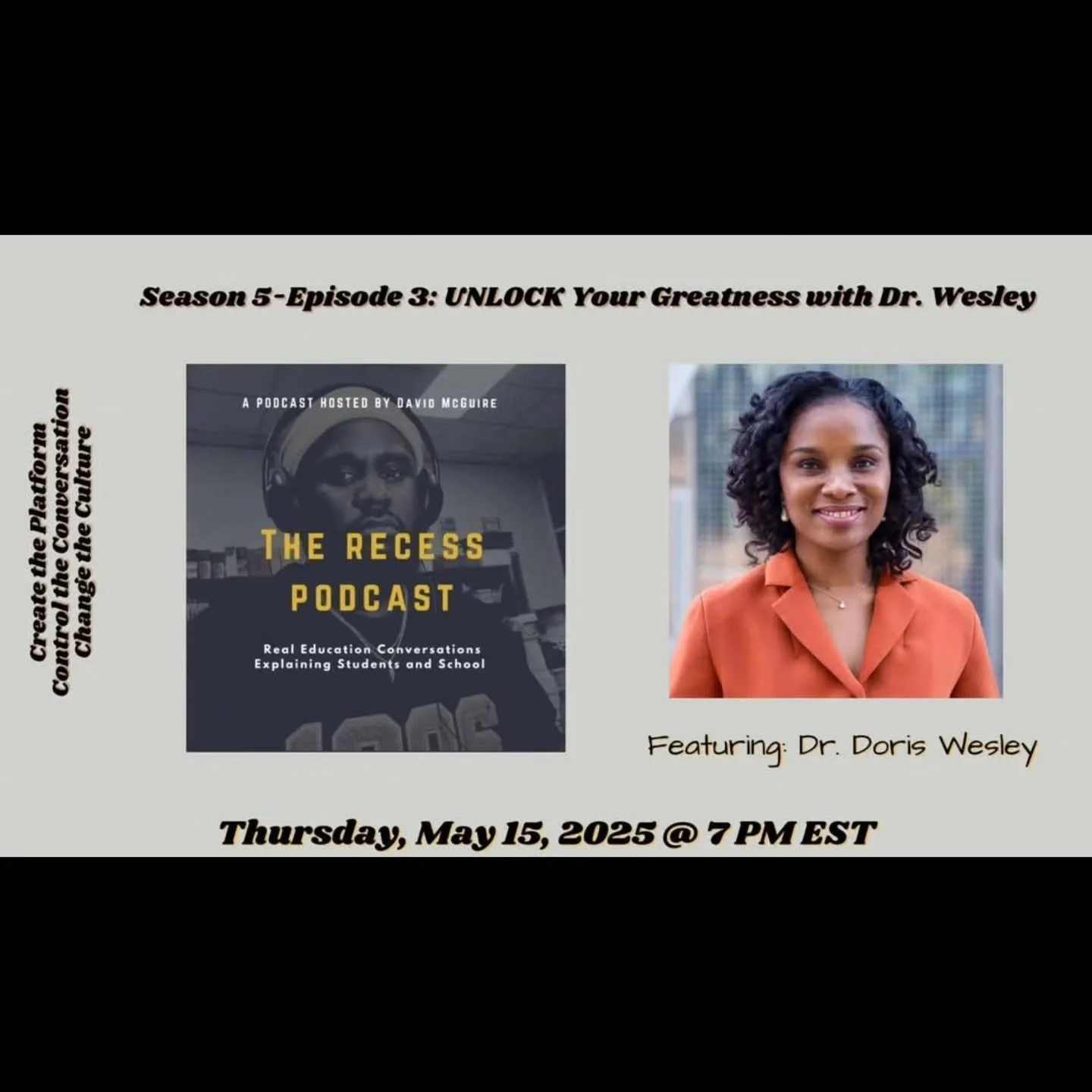 Did you catch the LIVE streaming of @therecesspodcast1 across all your listening platforms yesterday? This is ONE episode you don't want to miss...

My journey to bringing awareness to and addressing the social issue of fatherlessness has been more o