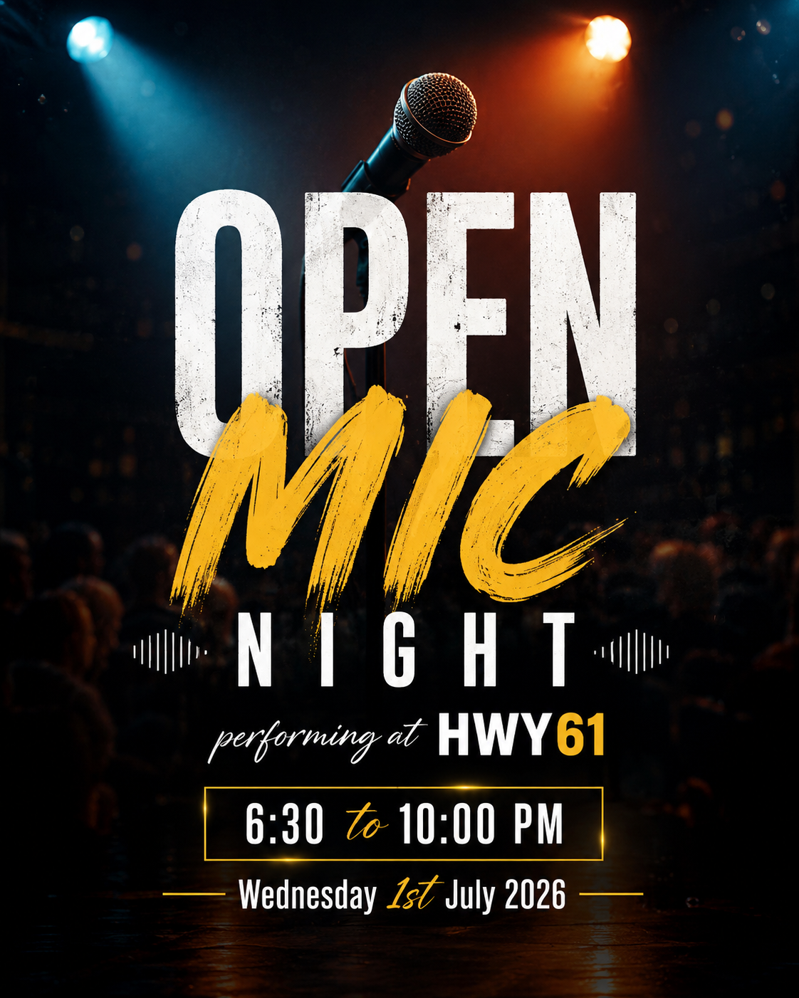 Live Open Mic Experience | HWY61