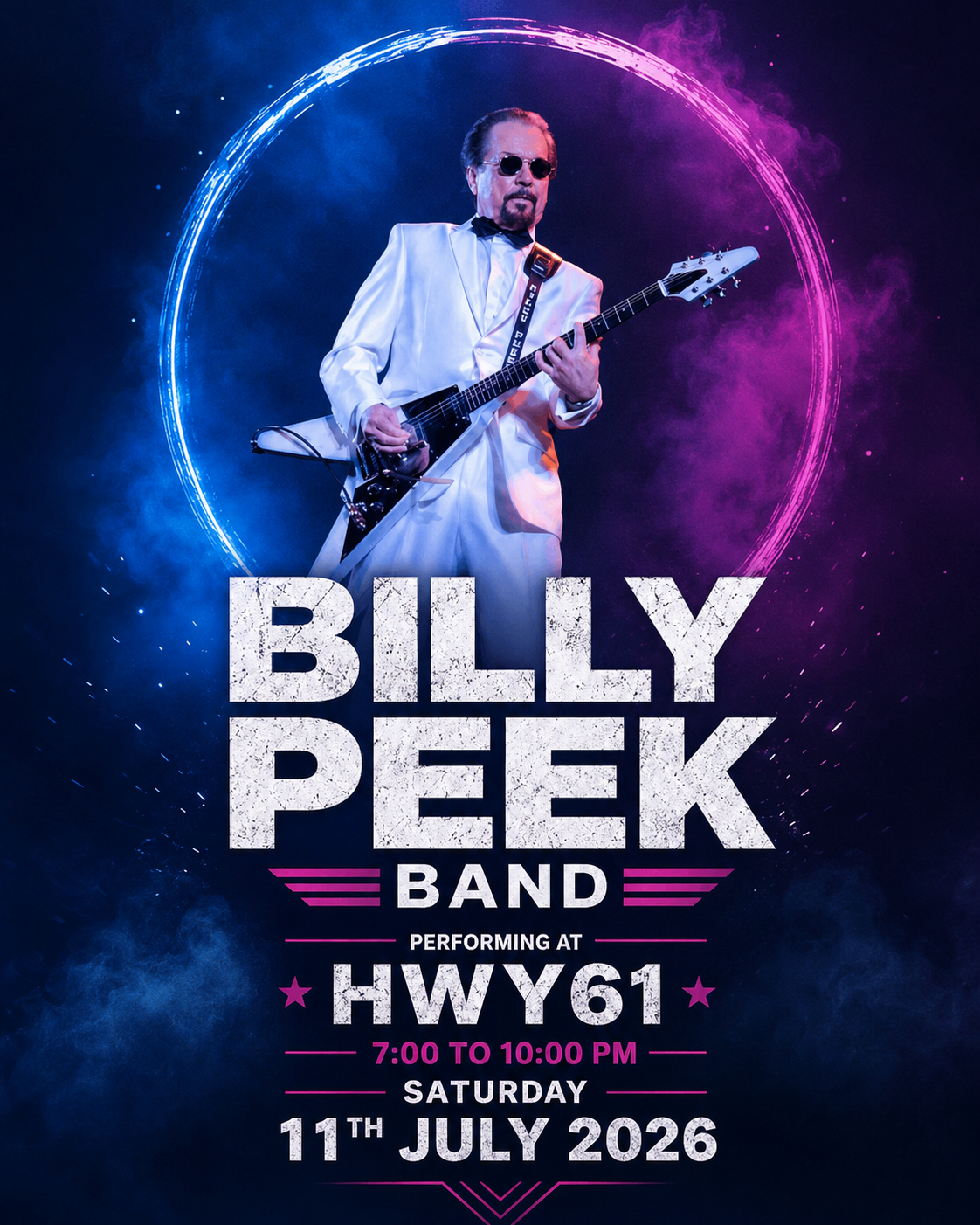 Billy Peek Band Live at HWY61 | Saturday Night Live Music
