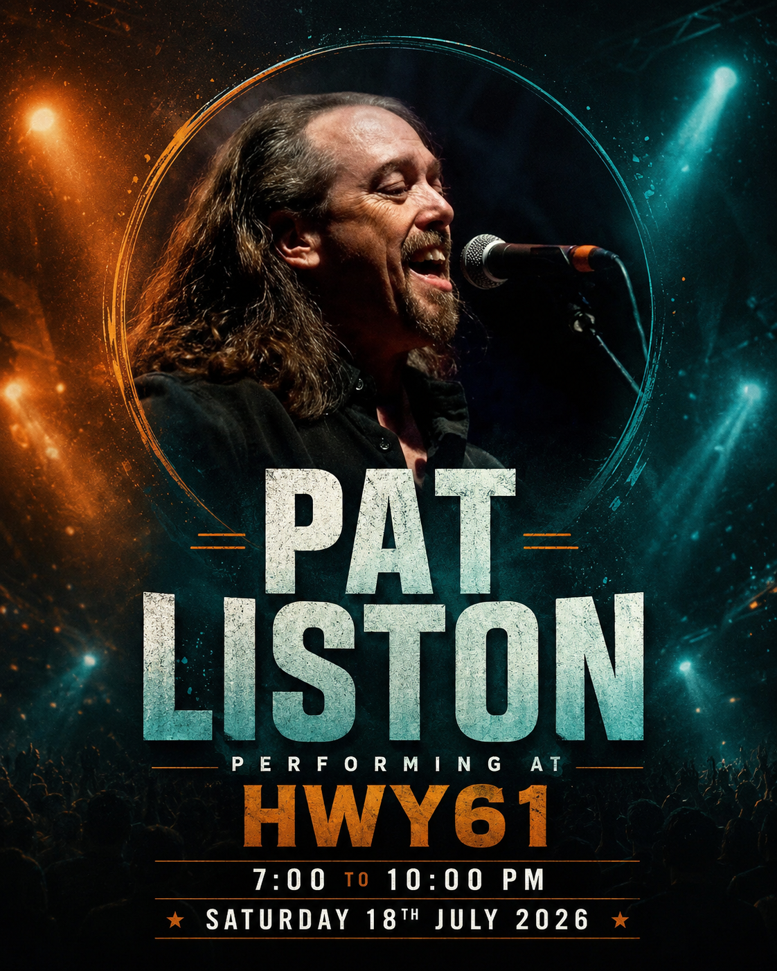 Pat Liston Live at HWY61 – Saturday Night Concert