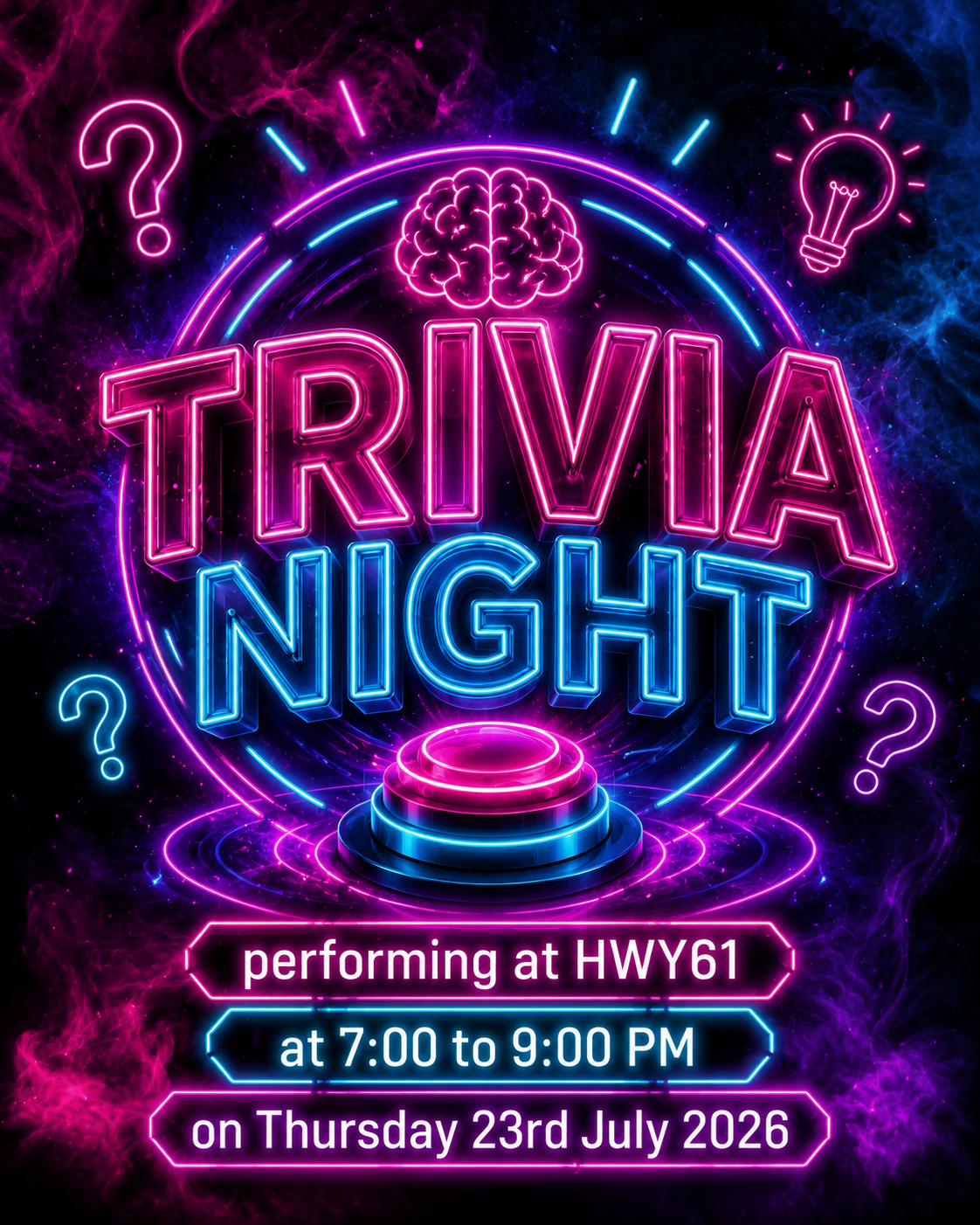 Quiz, Compete & Win – Trivia Night at HWY61