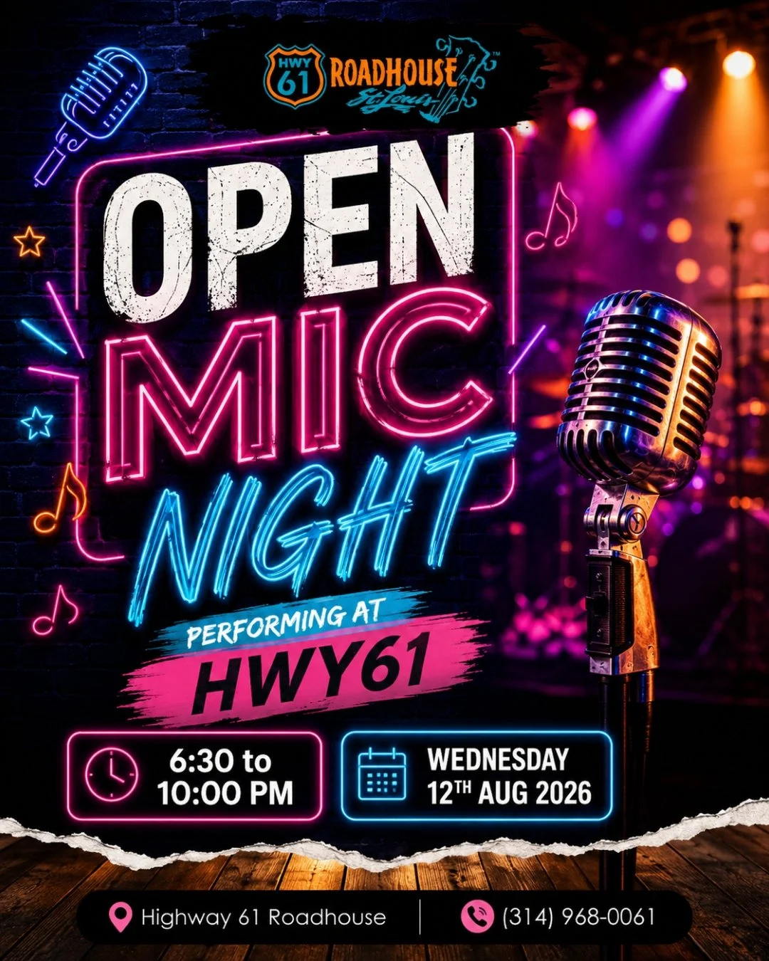 THE MIC IS OPEN!