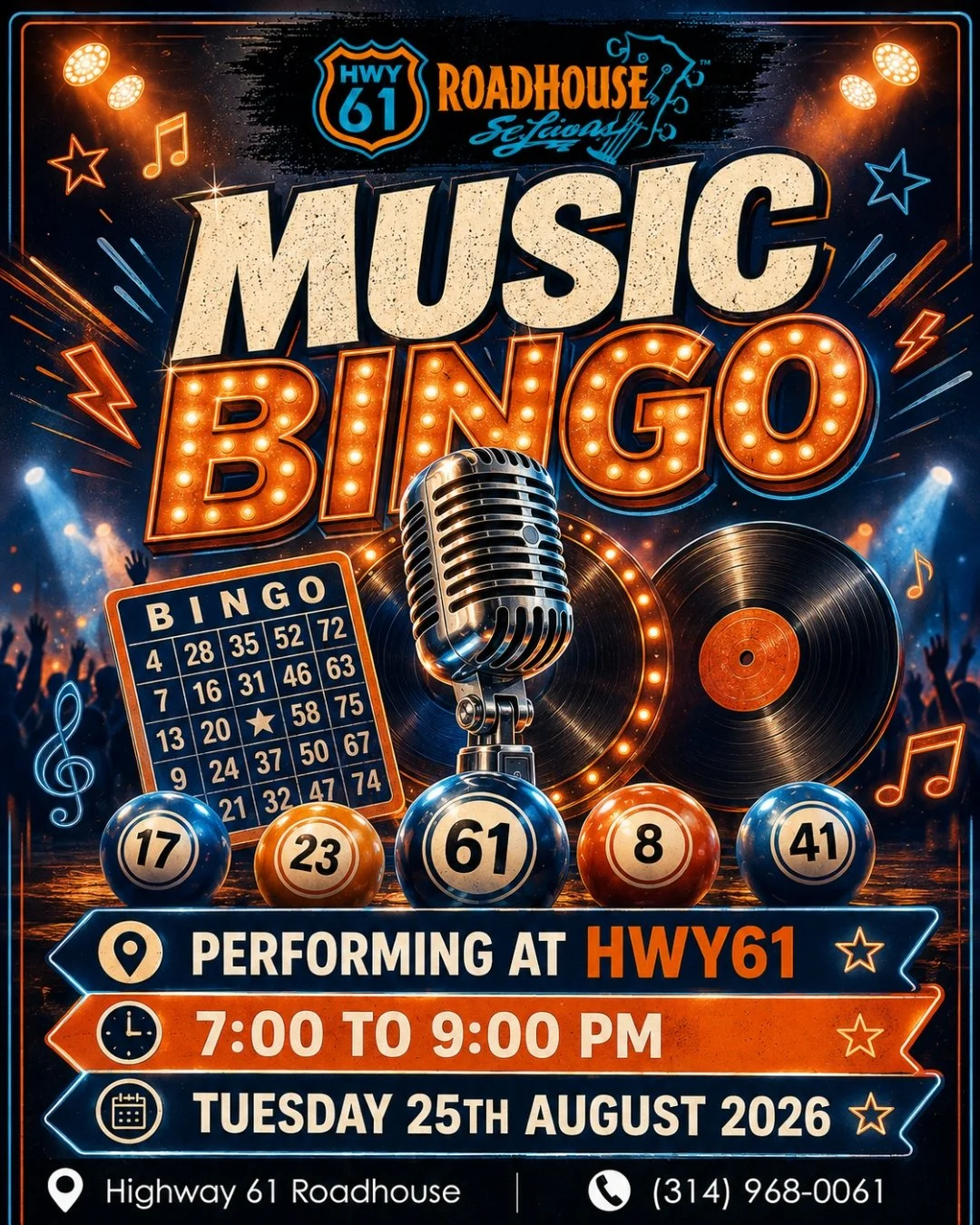Bingo meets your favorite songs at HWY61!