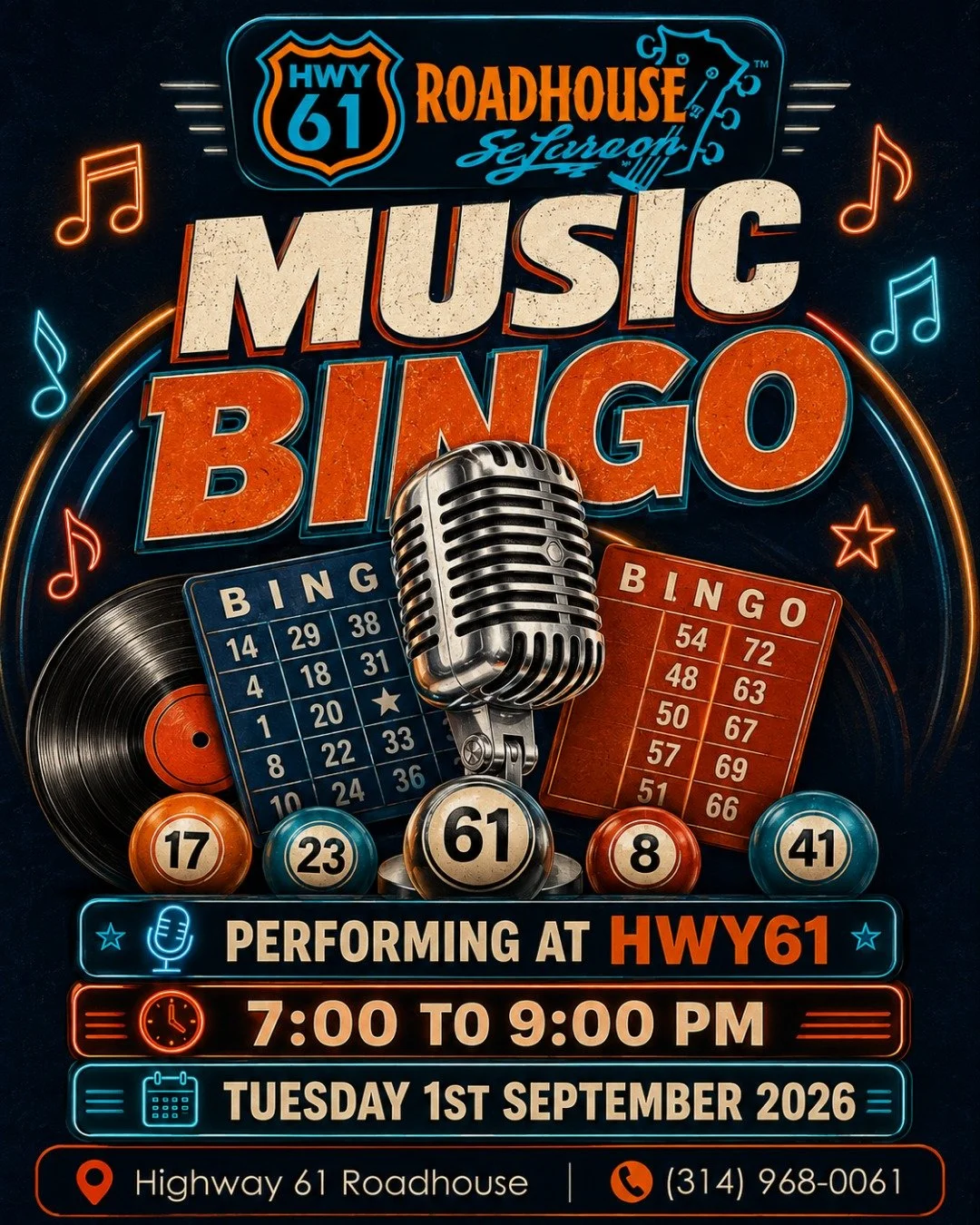 Music Bingo at Highway 61