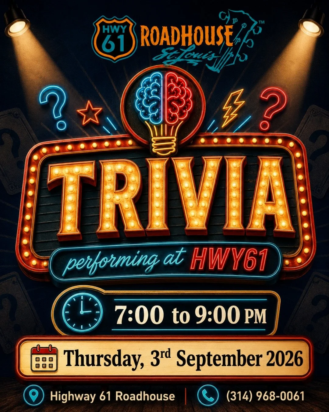 Trivia Night at HWY61 🧠