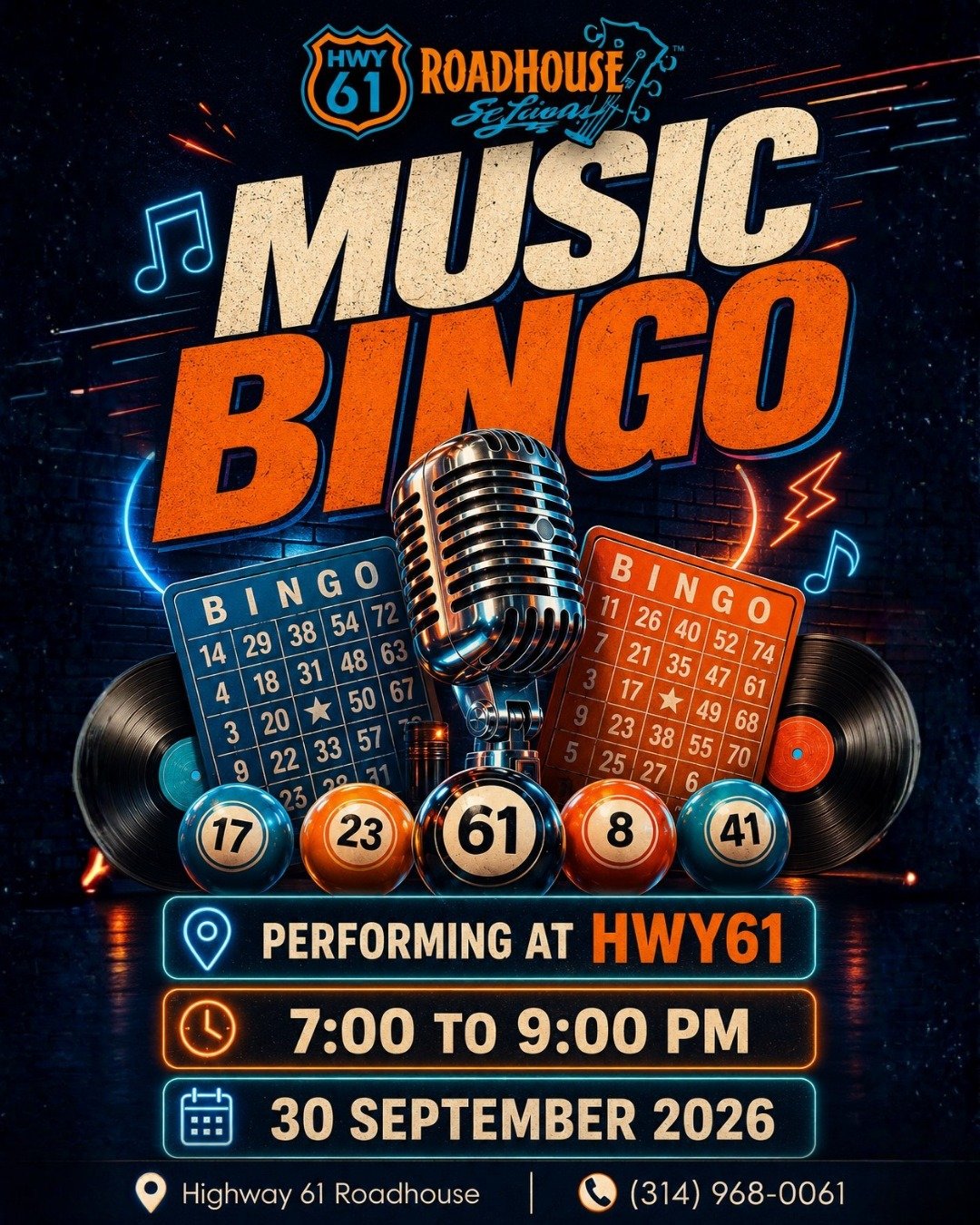 Music Bingo at HWY61