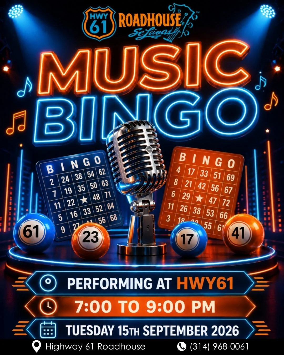 Music Bingo at HWY61