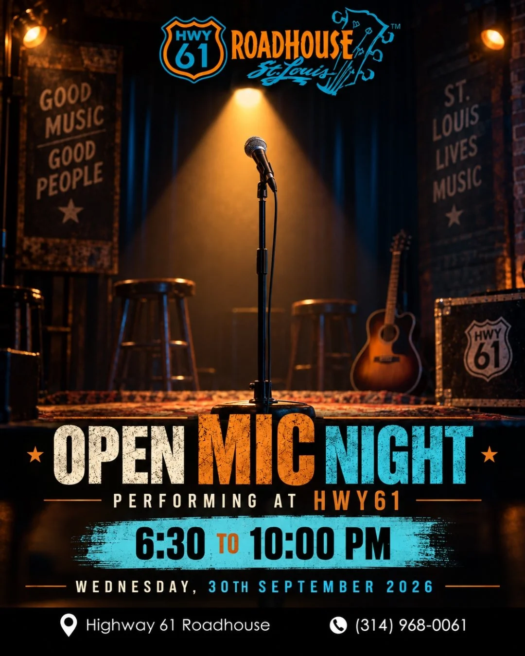 Open Mic Night at HWY61 Roadhouse