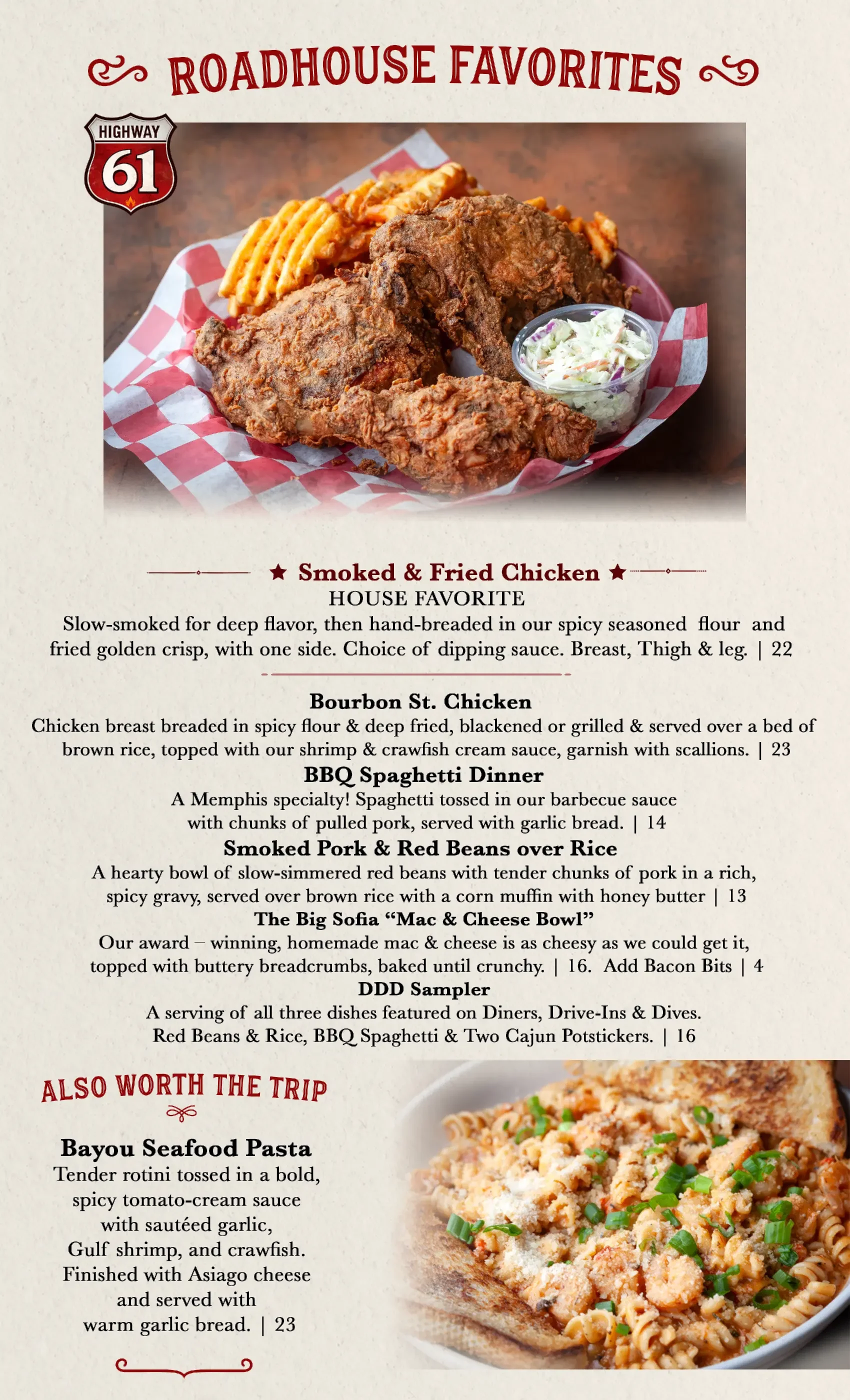 Tasty Southern Food Menu in St. Louis & Webster Groves