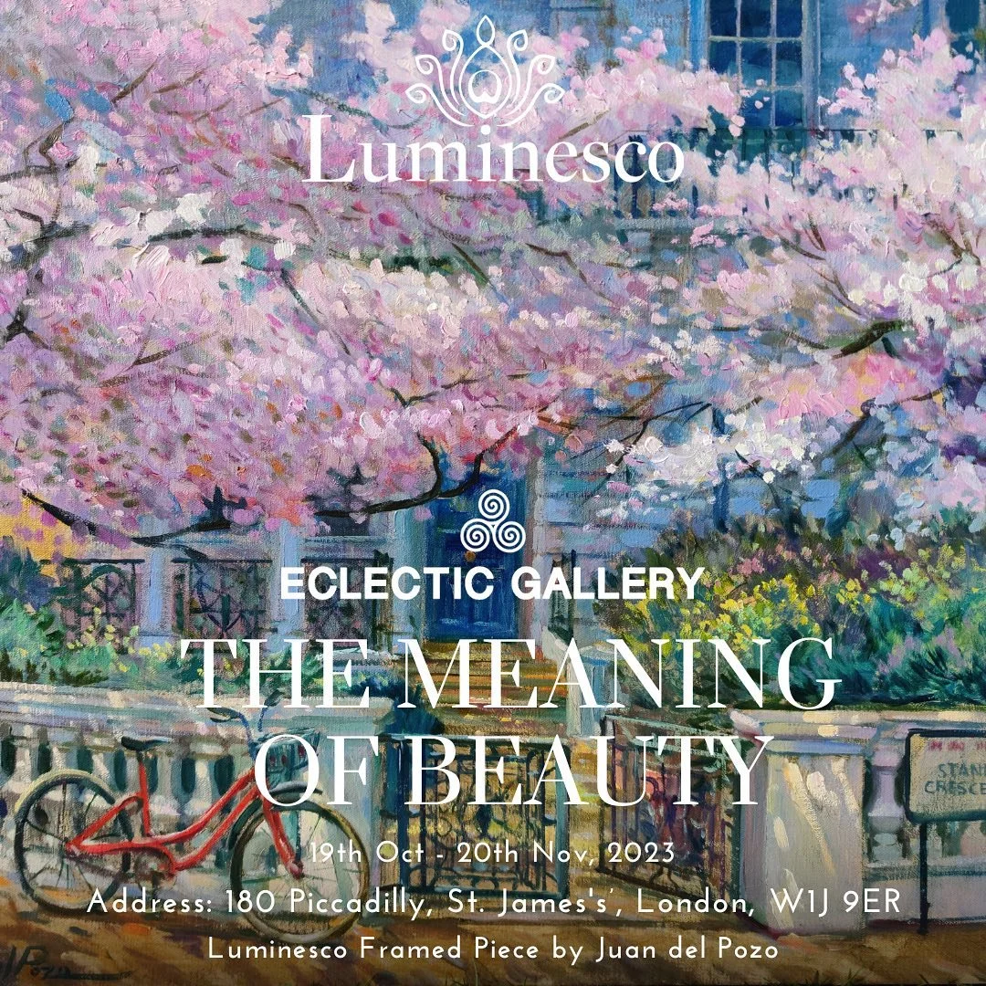 We are proud and very excited to be collaborating with the renowned Fitzrovia based Art Gallery &nbsp;www.eclecticgallery.co.uk&nbsp; 🎨 🎨
&nbsp;
We will be Luminesco framing and illuminating, this stunning piece called&nbsp;Stanley Crescent Blossom