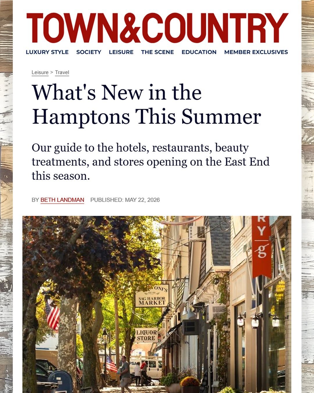 Check it out! 🐾 Wave was featured by @townandcountrymag in their &ldquo;What&rsquo;s New in the Hamptons This Summer&rdquo; article alongside all of the amazing businesses in our community. Thank you so much for the love! 💜💙🩷🧡💛