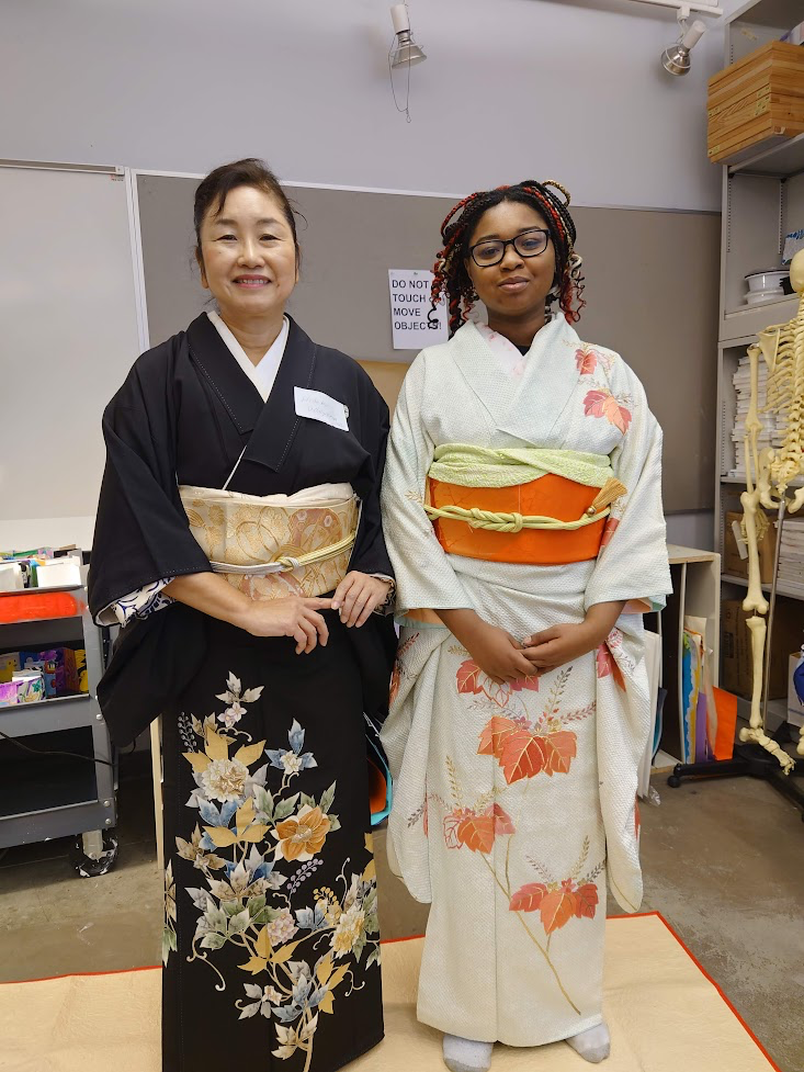 Kimono Demonstration at Yorktown High School