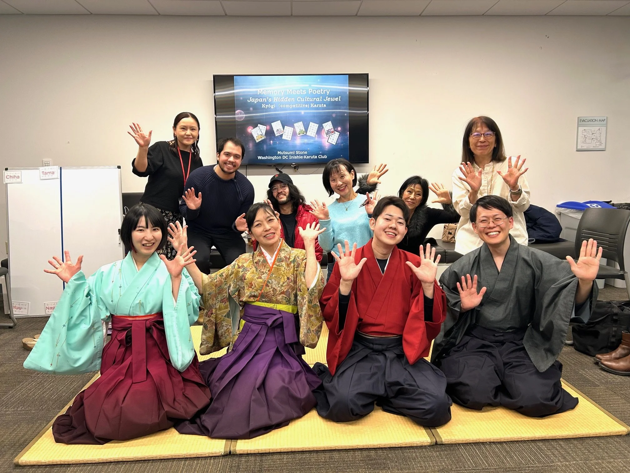 Karuta at Arlington Central Library