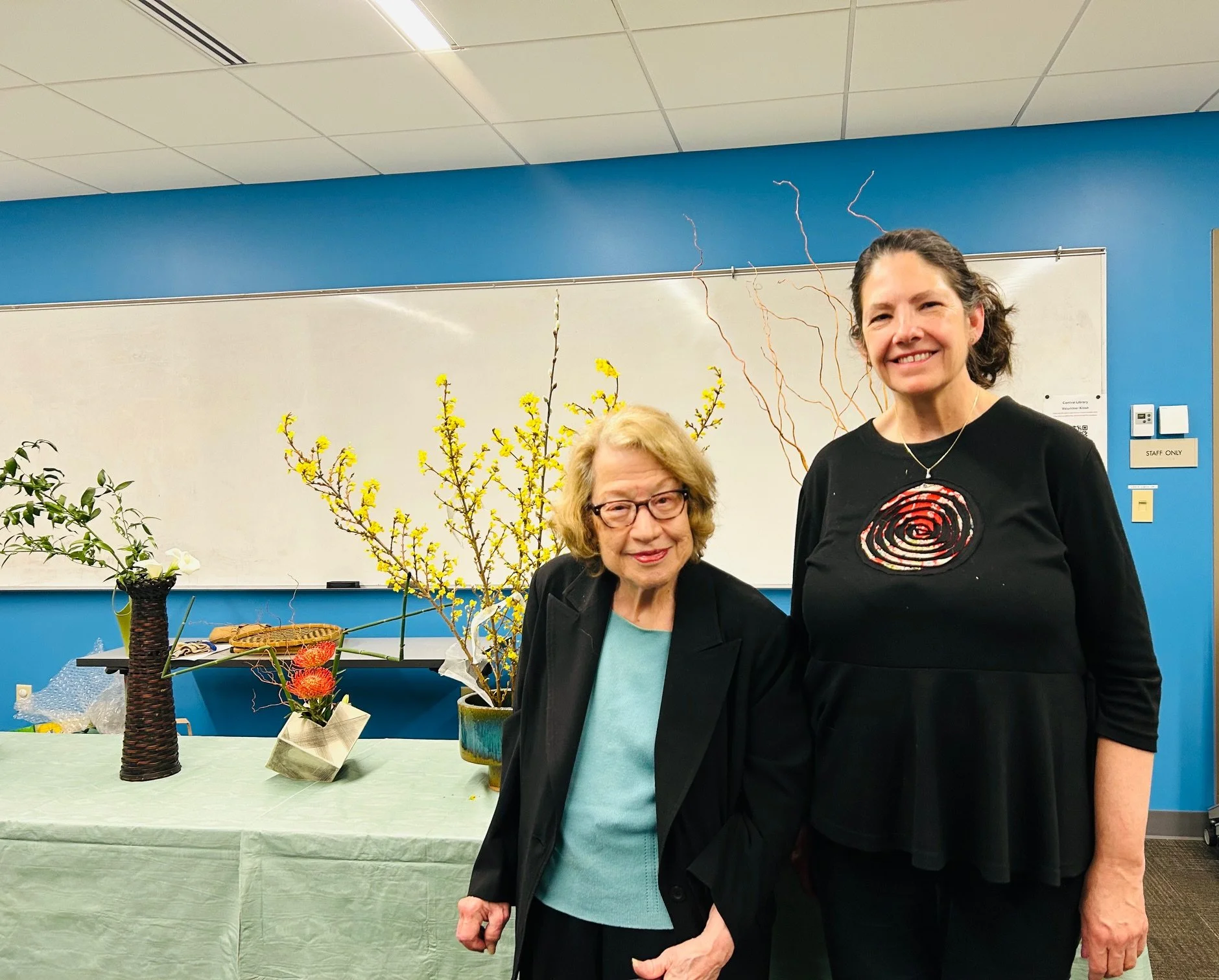 Ikebana at Arlington Central Library