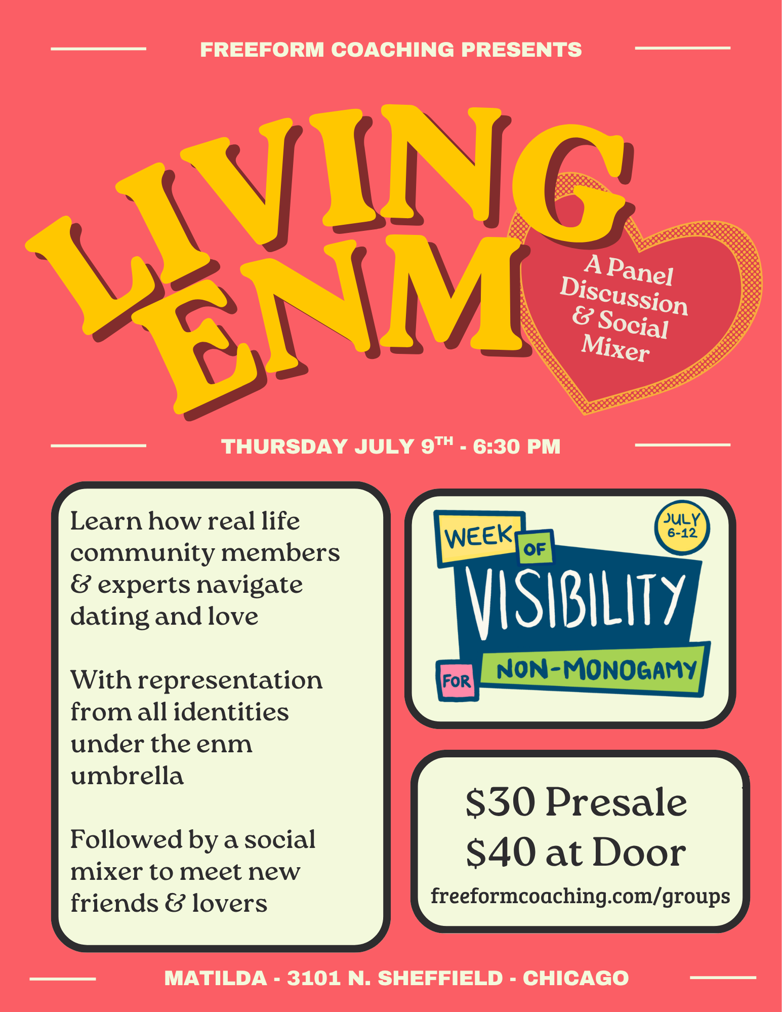 Living ENM: A Panel Discussion &amp; Social Mixer