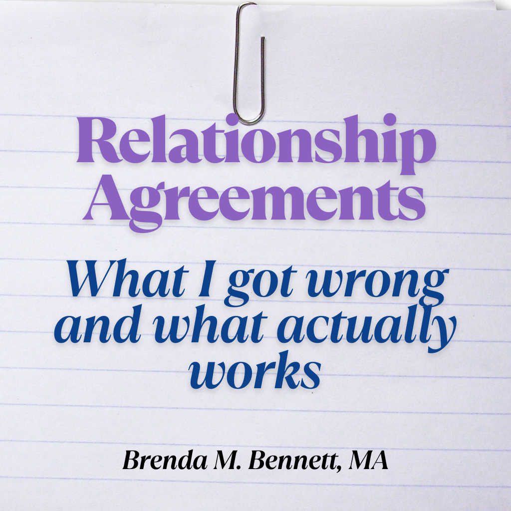 Relationship Agreements: What I Got Wrong and What Actually Works