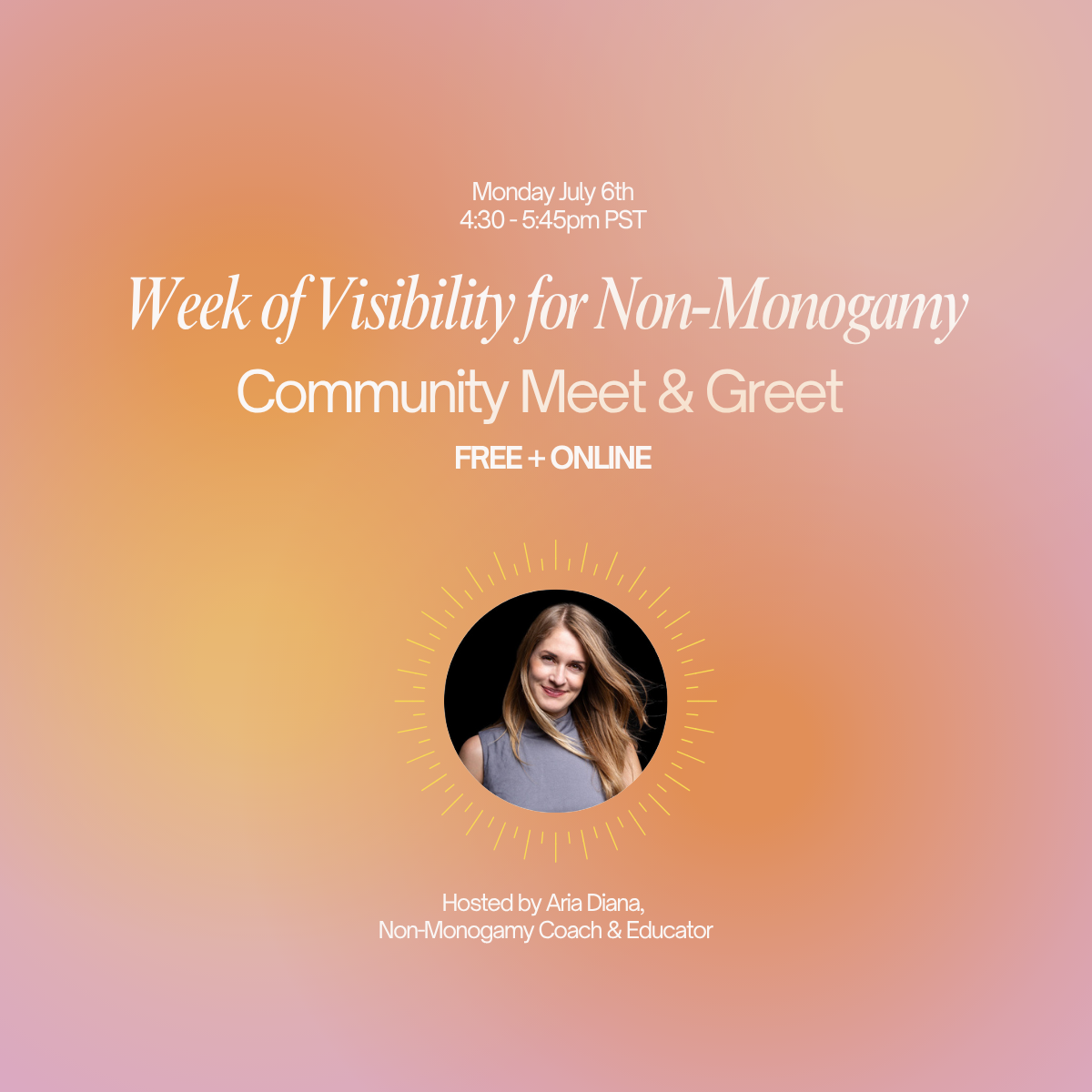 Week of Visibility for Non-Monogamy Community Meet & Greet