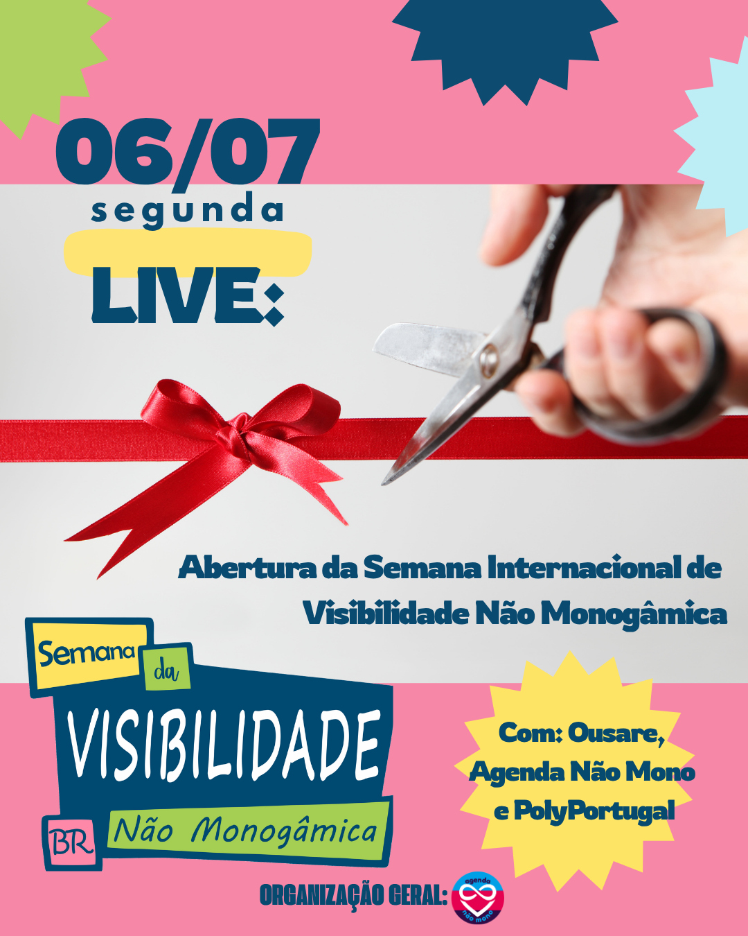 Live de Abertura da Semana Internacional de Visibilidade Não Monogâmica